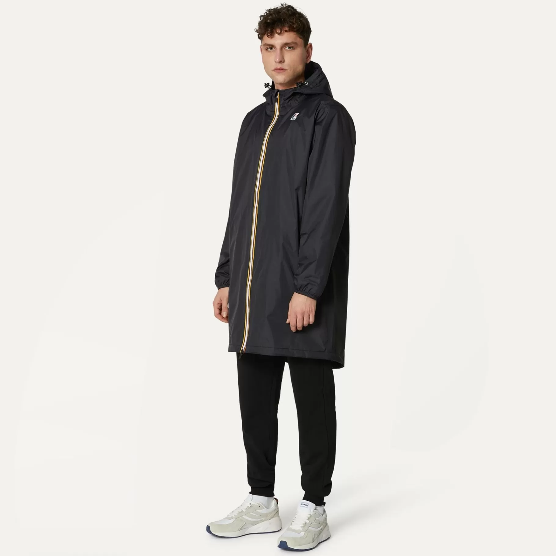 Coats And Long Jackets*K-WAY Le Vrai 3.0Eiffel Warm - Jackets - 3/4 Length - Unisex - Black Pure