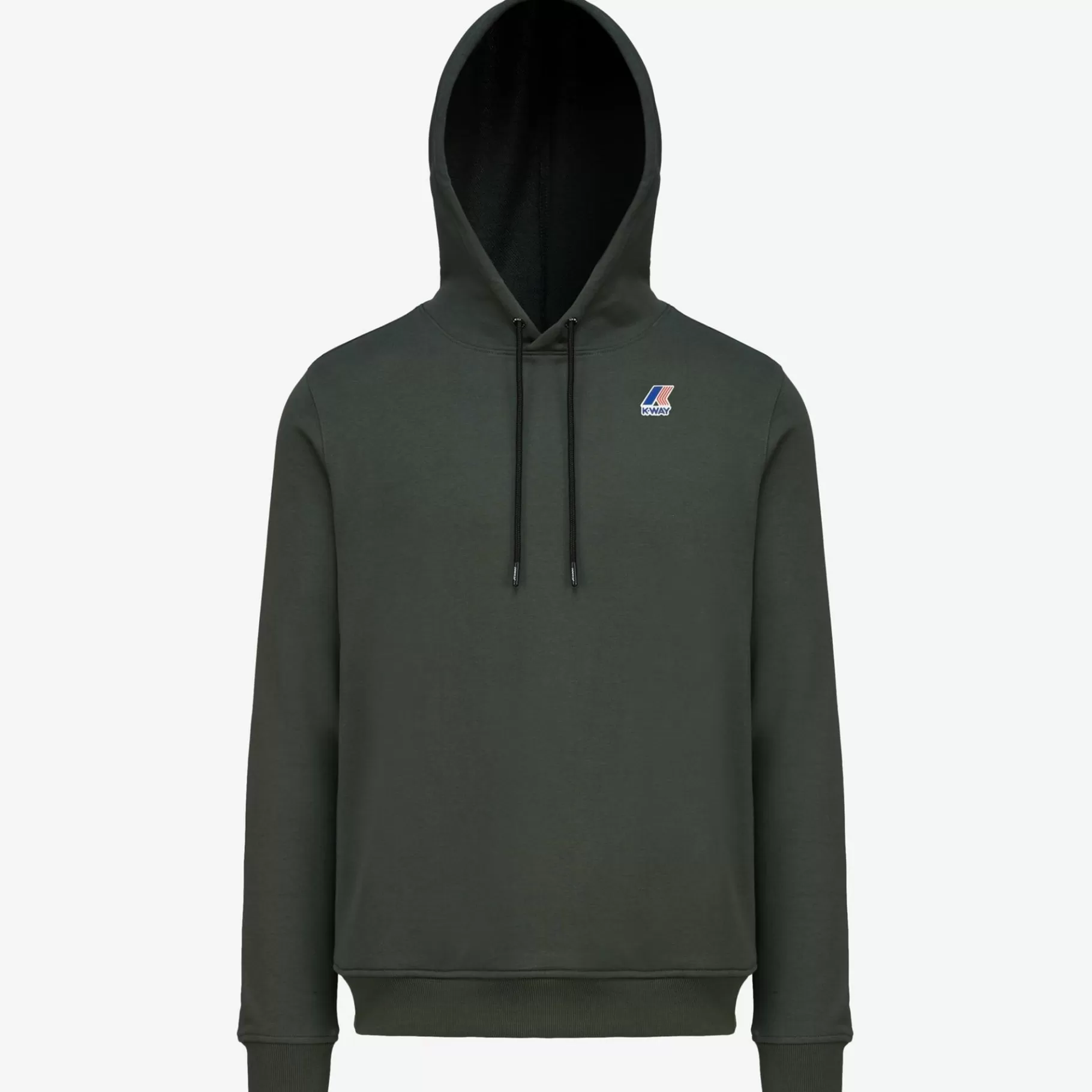 Hoodies And Sweaters*K-WAY Le Vrai Arnette Poly Cotton - Fleece - Jumper - Unisex - Green Blackish