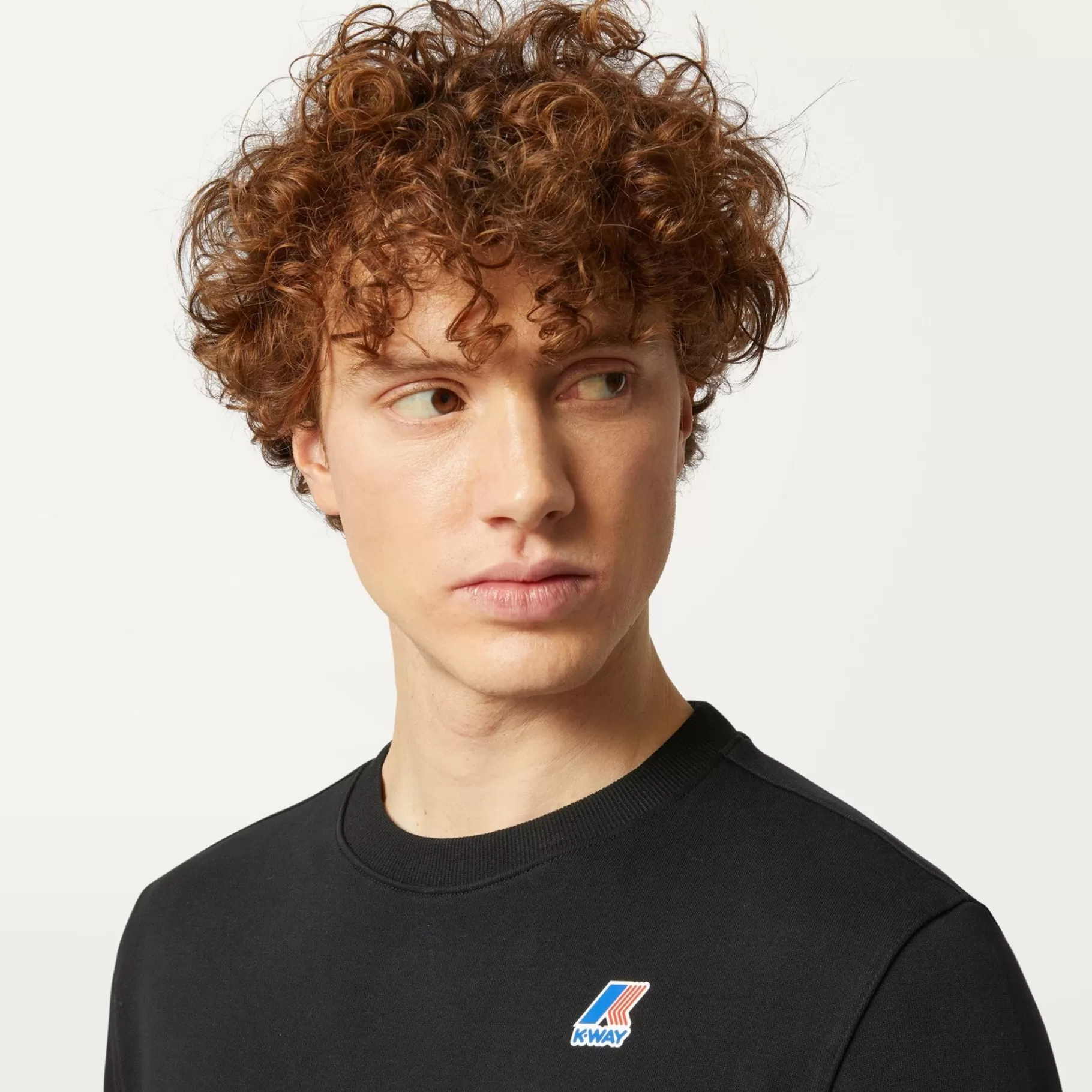 Hoodies And Sweaters*K-WAY Le Vrai Auguste Poly Cotton - Fleece - Jumper - Unisex - Black Pure