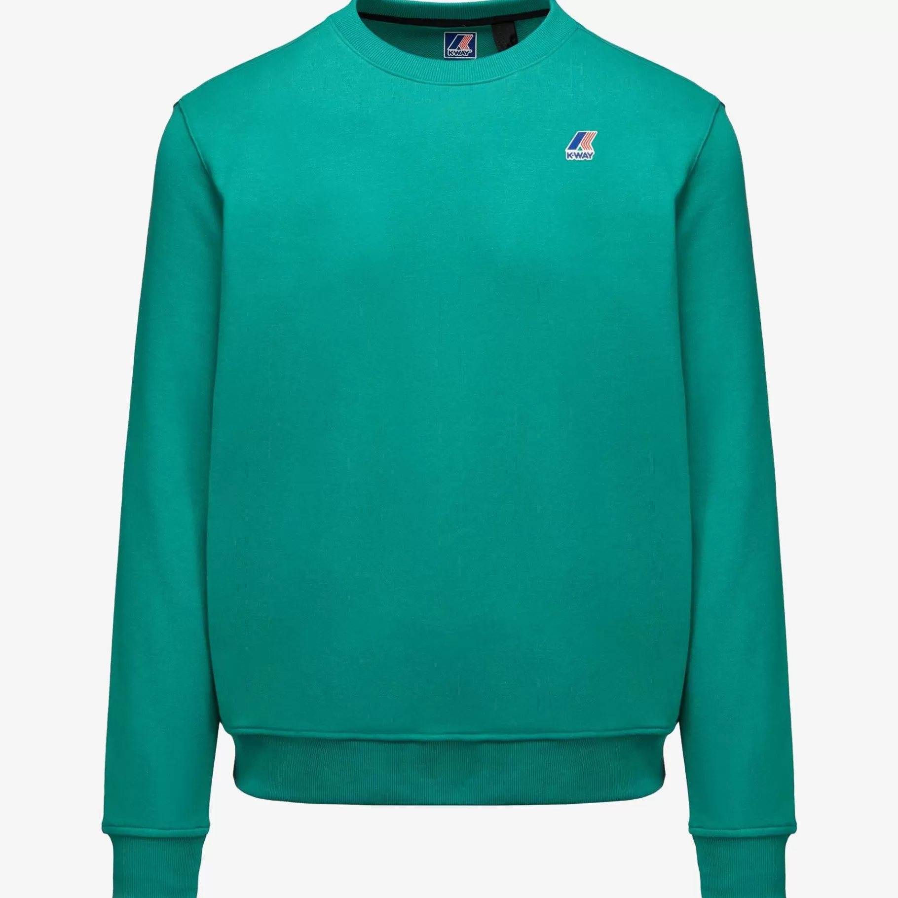 Hoodies And Sweaters*K-WAY Le Vrai Auguste Poly Cotton - Fleece - Jumper - Unisex - Green