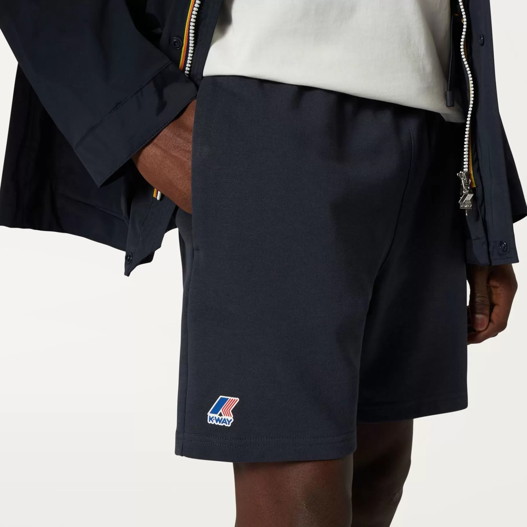 Shorts*K-WAY Le Vrai Dorian Poly Cotton - Shorts - Sportshorts - Unisex - Blue Depth