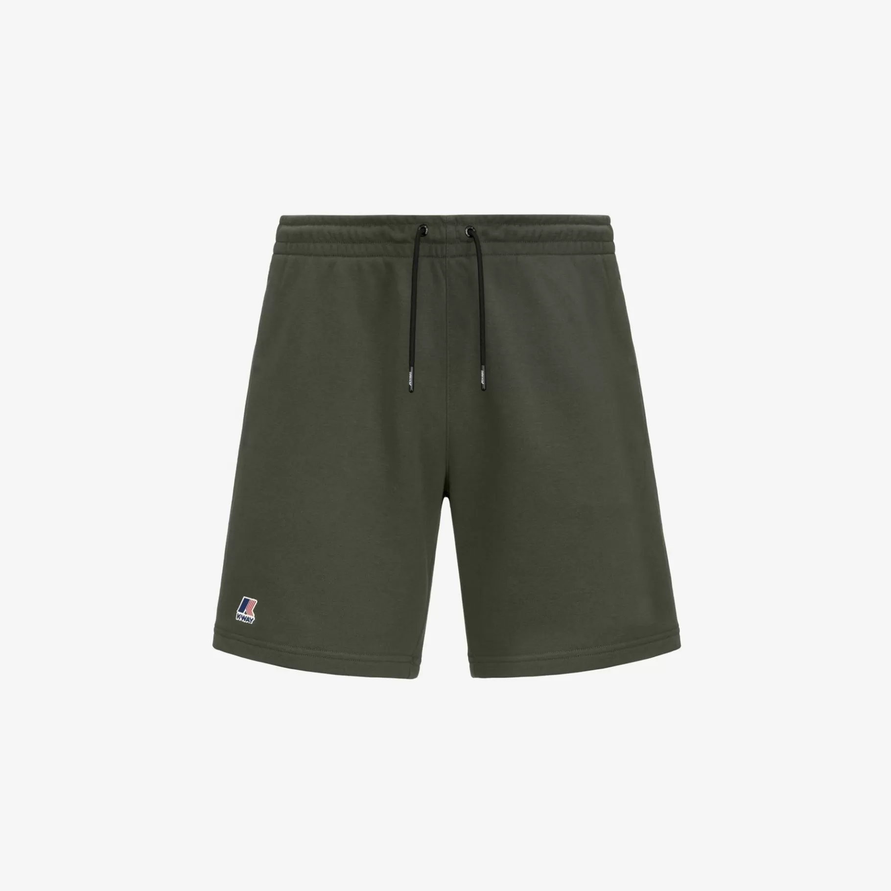 Shorts*K-WAY Le Vrai Dorian Poly Cotton - Shorts - Sportshorts - Unisex - Green Blackish