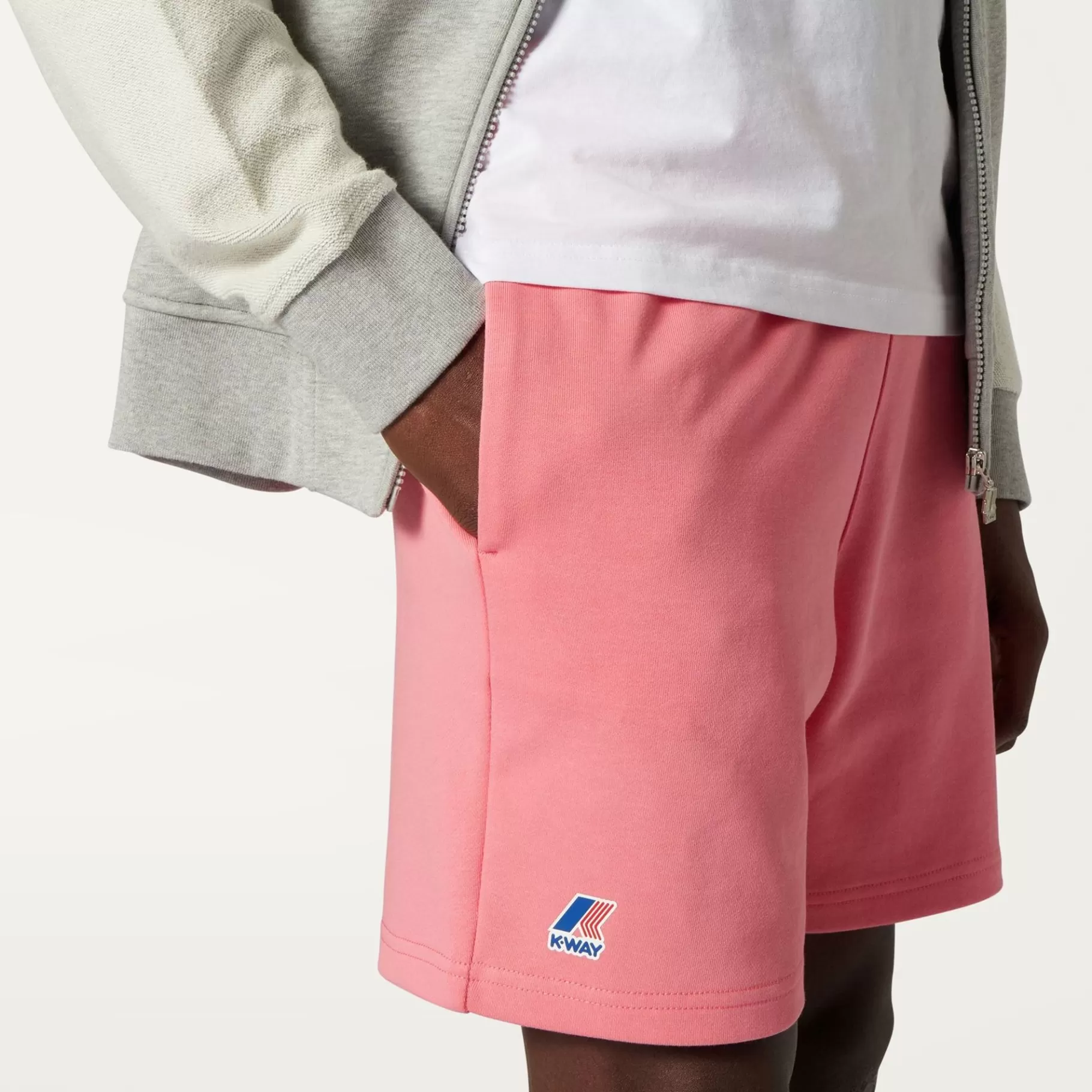 Shorts*K-WAY Le Vrai Dorian Poly Cotton - Shorts - Sportshorts - Unisex - Pink Md