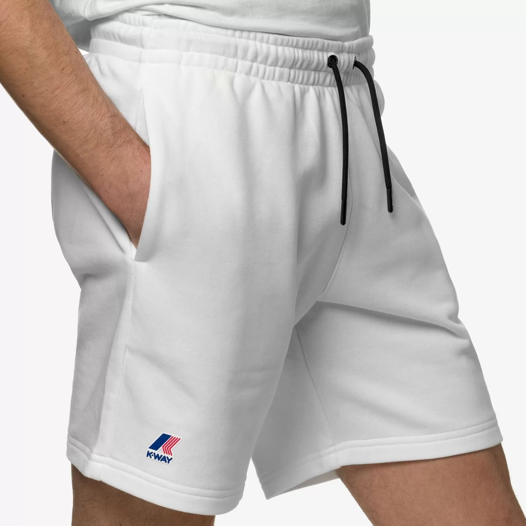 Shorts*K-WAY Le Vrai Dorian Poly Cotton - Shorts - Sportshorts - Unisex - White