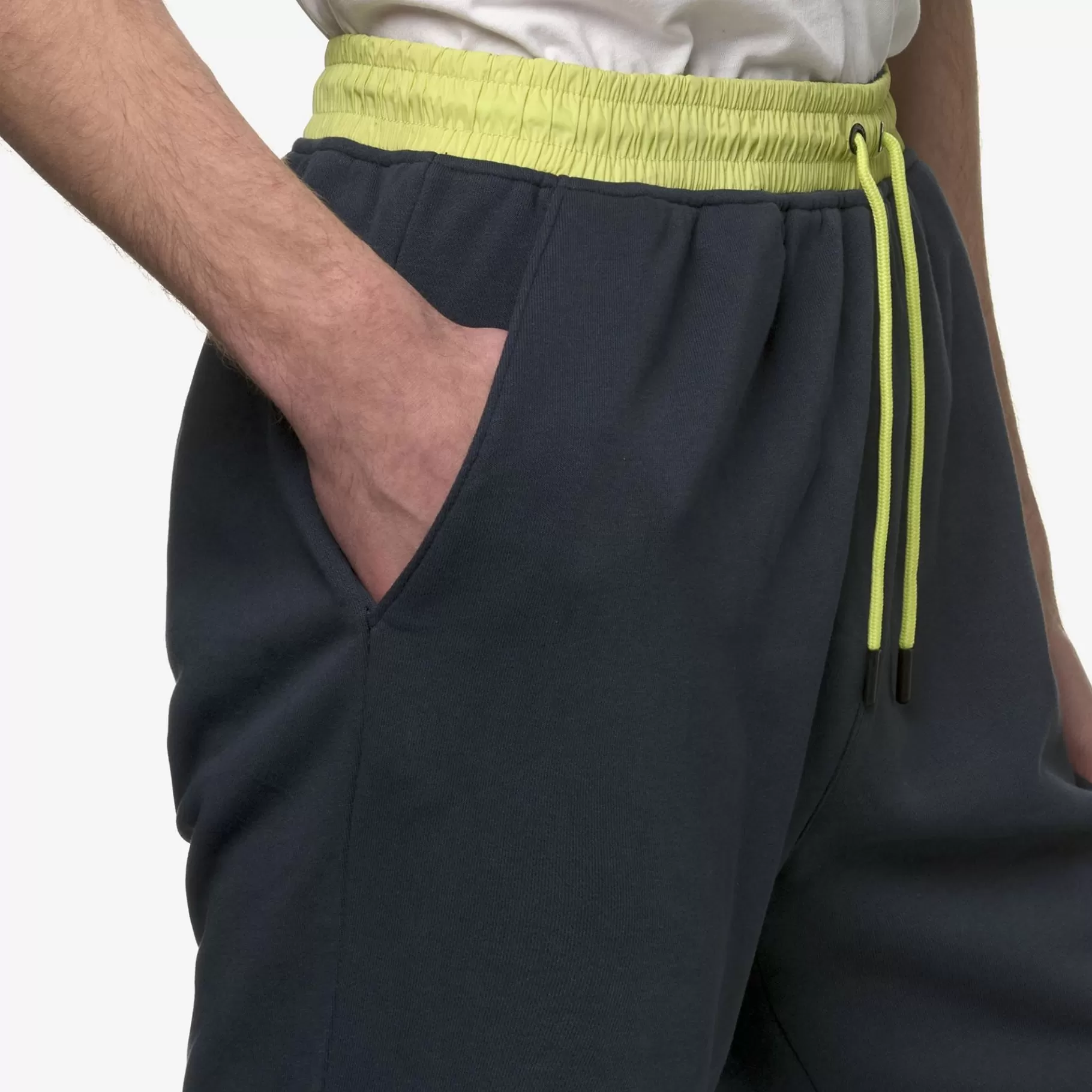 Shorts*K-WAY Le Vrai Nestor Nylon Pc - Shorts - Sportshorts - Unisex - Blue Depth-Green Celery