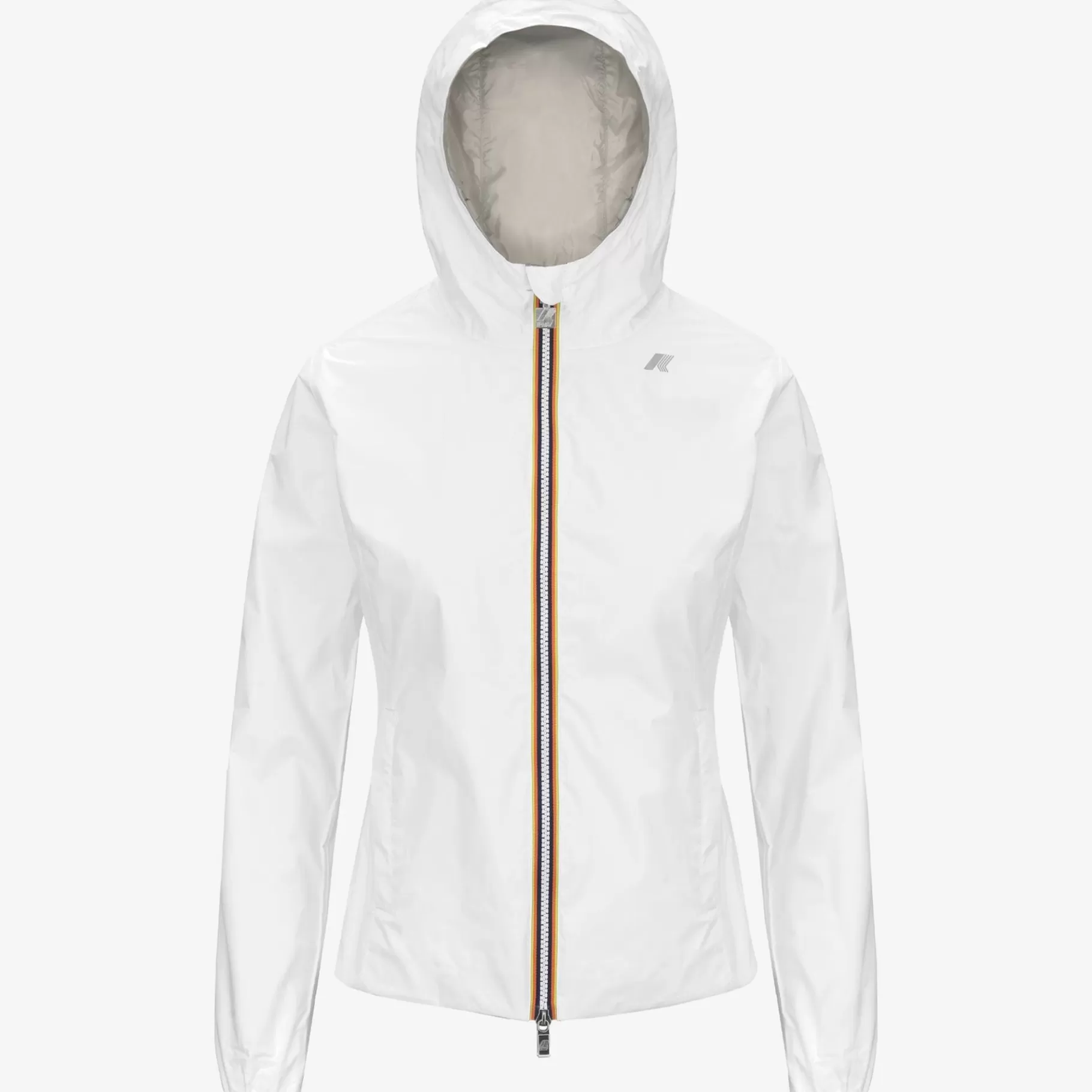 Short Jackets*K-WAY Lily Plus.2 Reversible - Jackets - Short - Woman - White-Beige