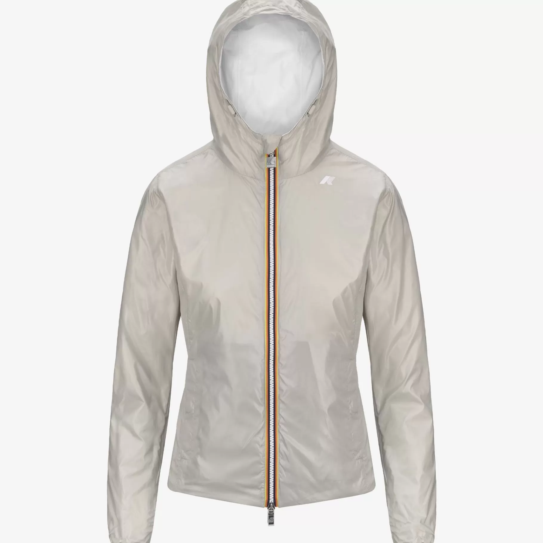 Short Jackets*K-WAY Lily Plus.2 Reversible - Jackets - Short - Woman - White-Beige