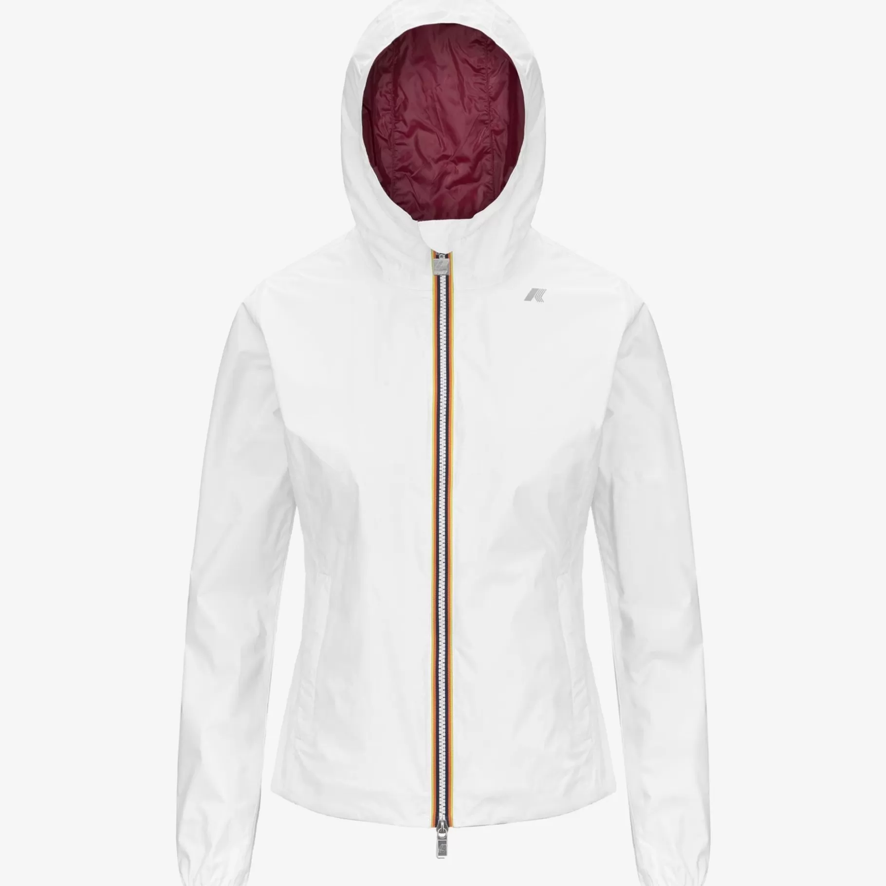 Short Jackets*K-WAY Lily Plus.2 Reversible - Jackets - Short - Woman - White-Red D