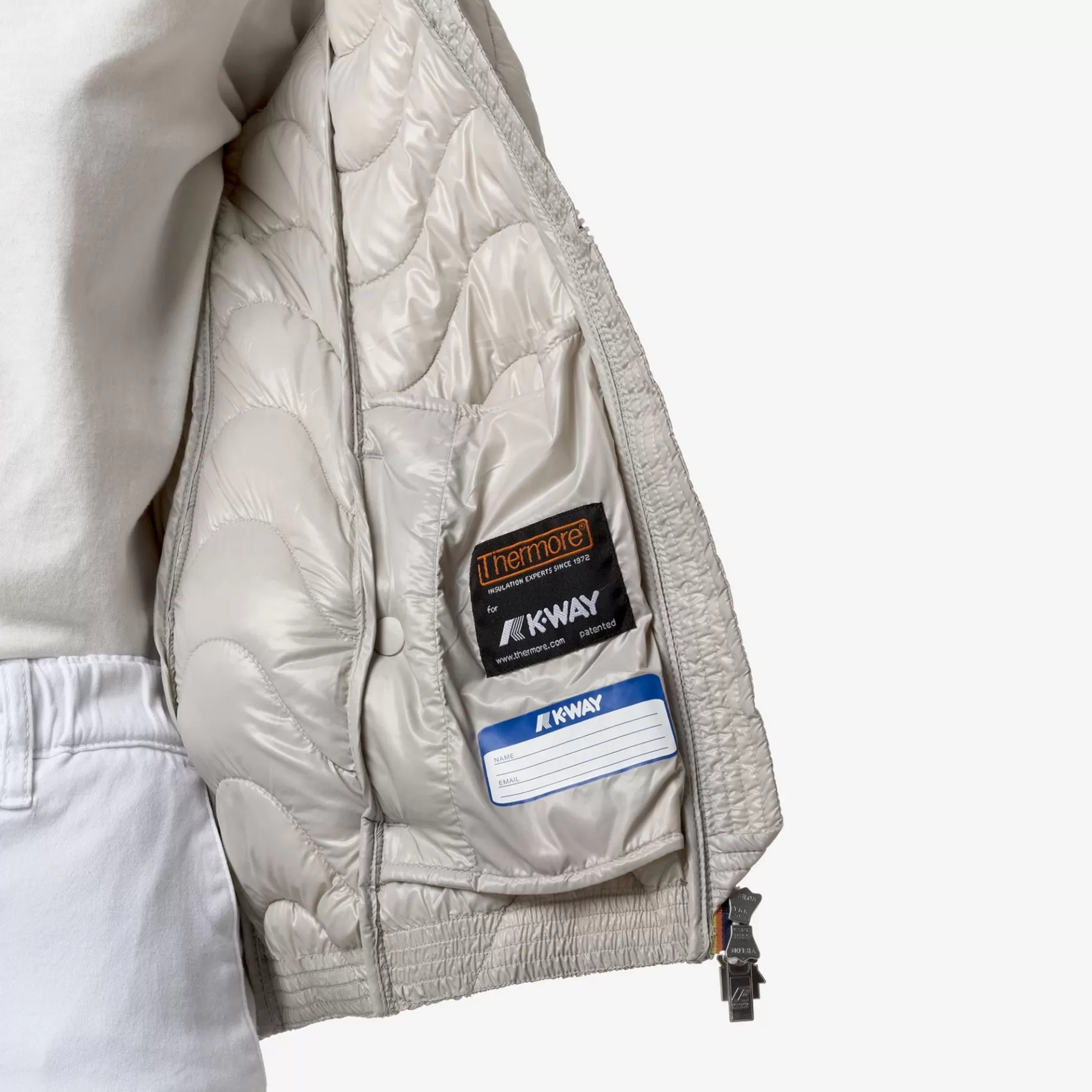 Short Jackets*K-WAY Lily Quilted Warm - Jackets - Short - Woman - Beige Lt