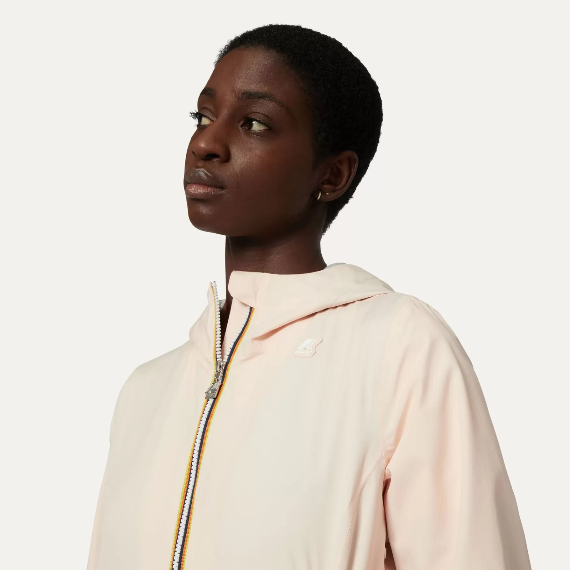 Short Jackets*K-WAY Lily Stretch Poly Jersey - Jackets - Short - Woman - Pink Cloud