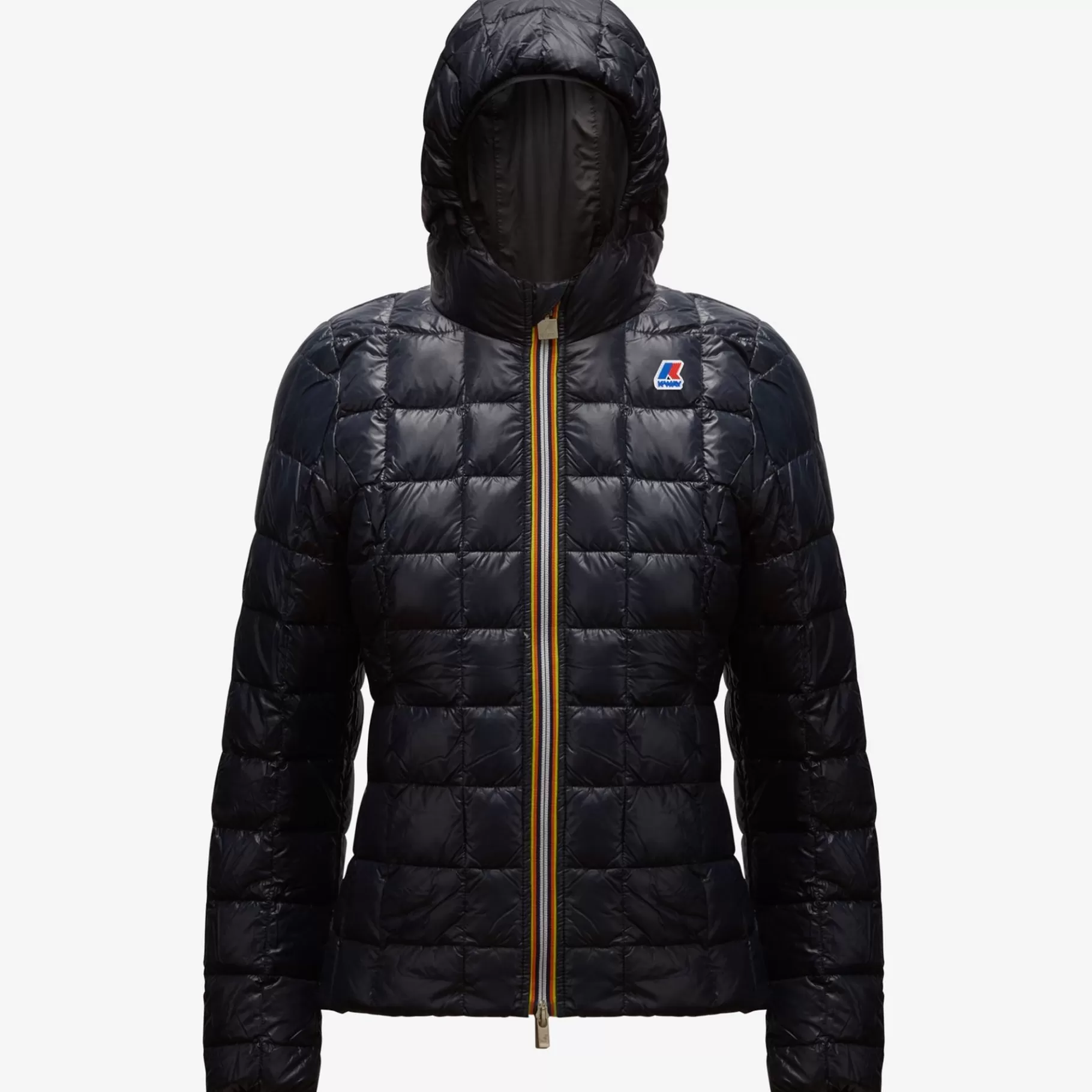 Short Jackets*K-WAY Lily Thermo Plus.2 Reversible - Jackets - Short - Woman - Black Pure-Blue Depth