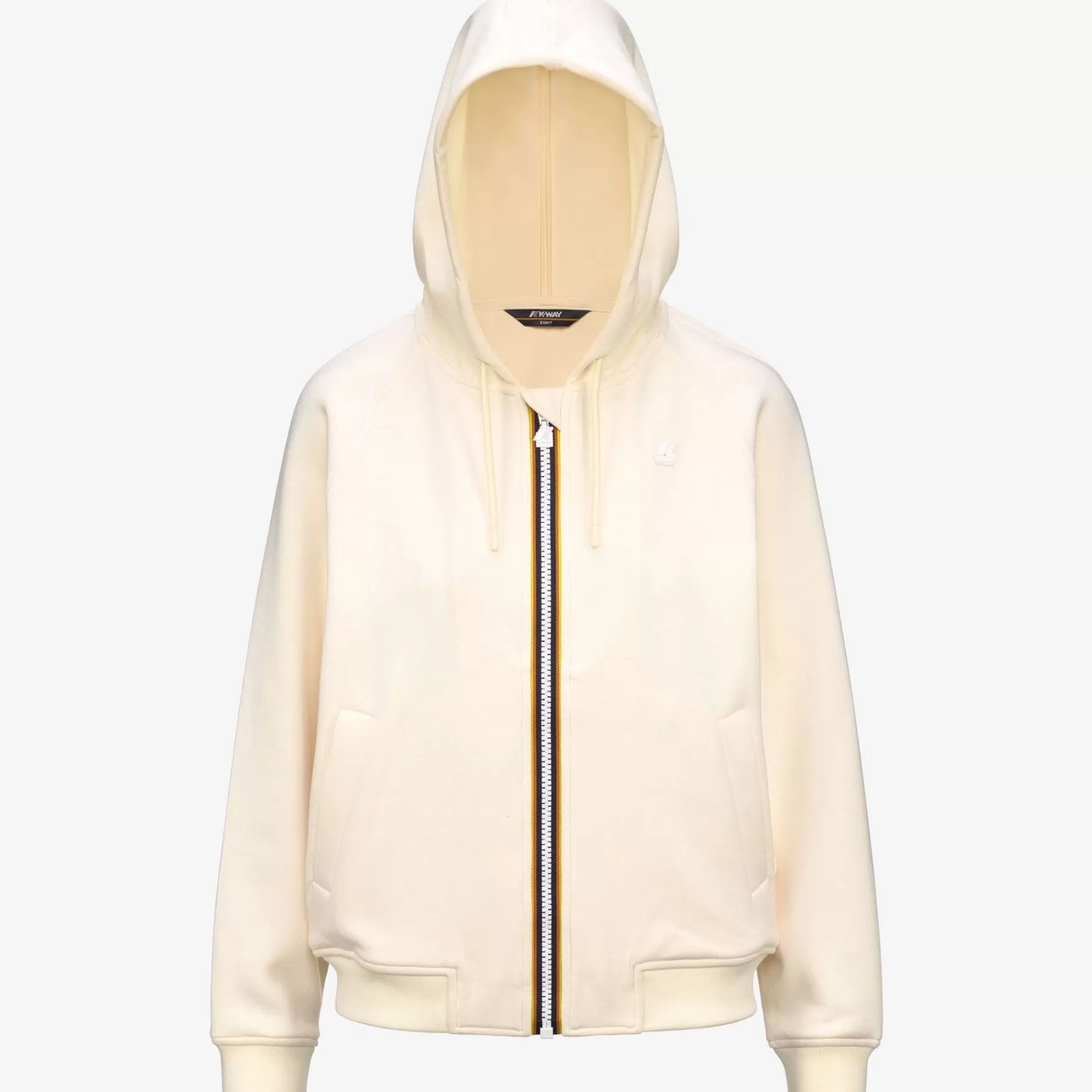 Hoodies And Sweaters*K-WAY Lydie Light Spacer - Fleece - Jacket - Woman - Beige Shortbread