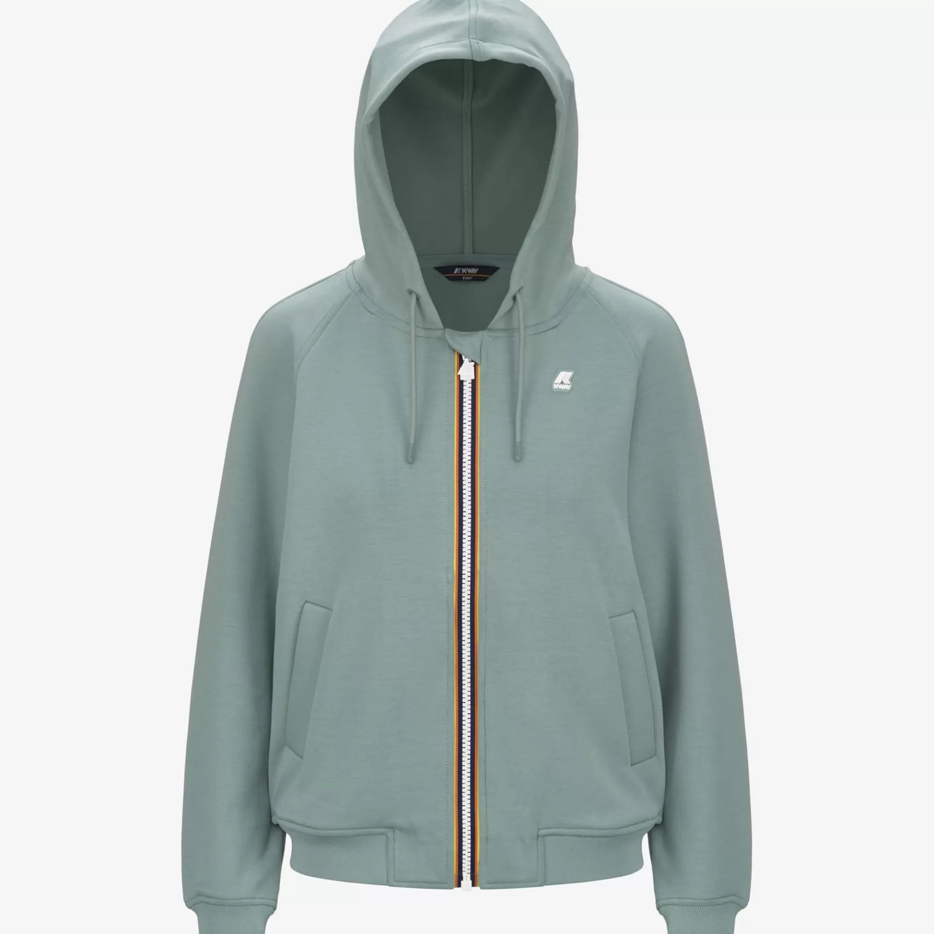 Hoodies And Sweaters*K-WAY Lydie Light Spacer - Fleece - Jacket - Woman - Green Mold