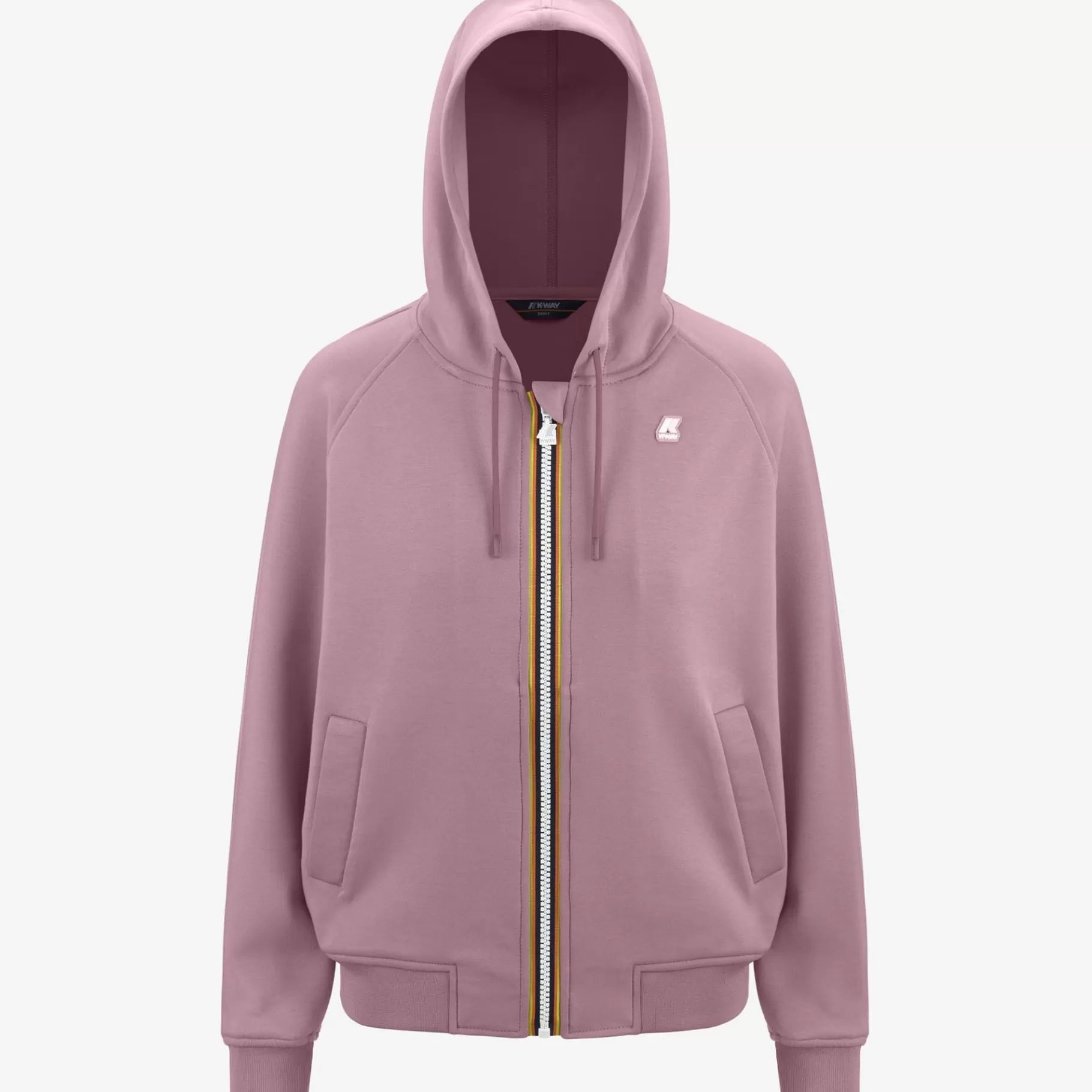 Hoodies And Sweaters*K-WAY Lydie Light Spacer - Fleece - Jacket - Woman - Violet Dusty
