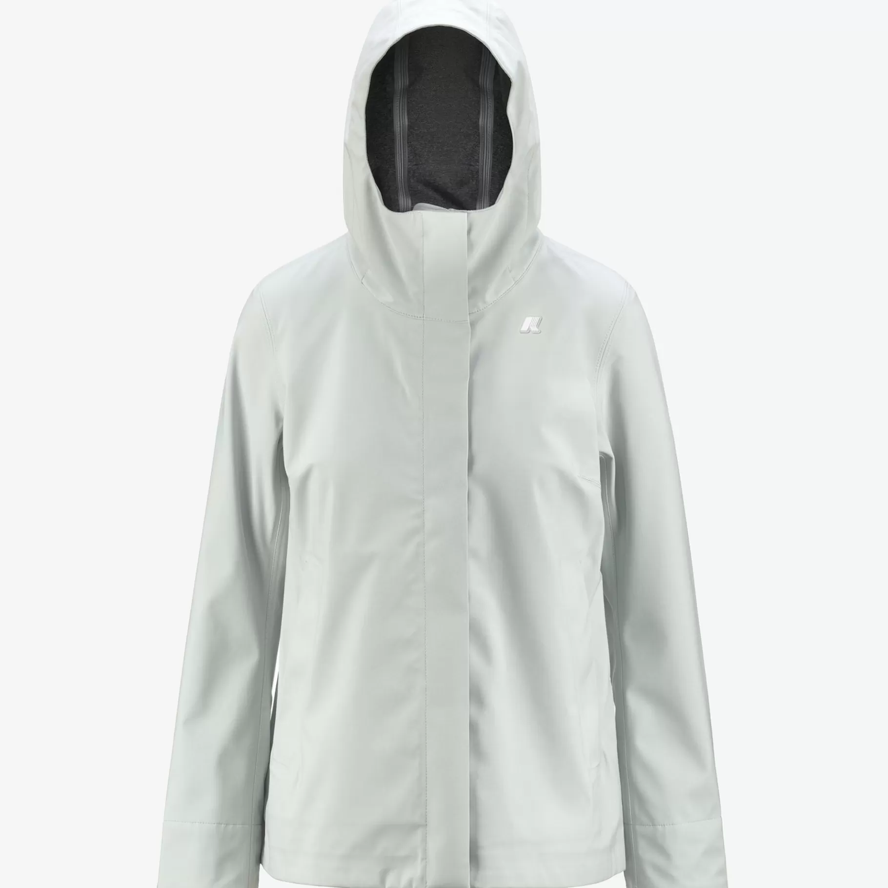 Coats And Long Jackets*K-WAY Madalina Bonded Jersey - Jackets - Mid - Woman - Grey Sage
