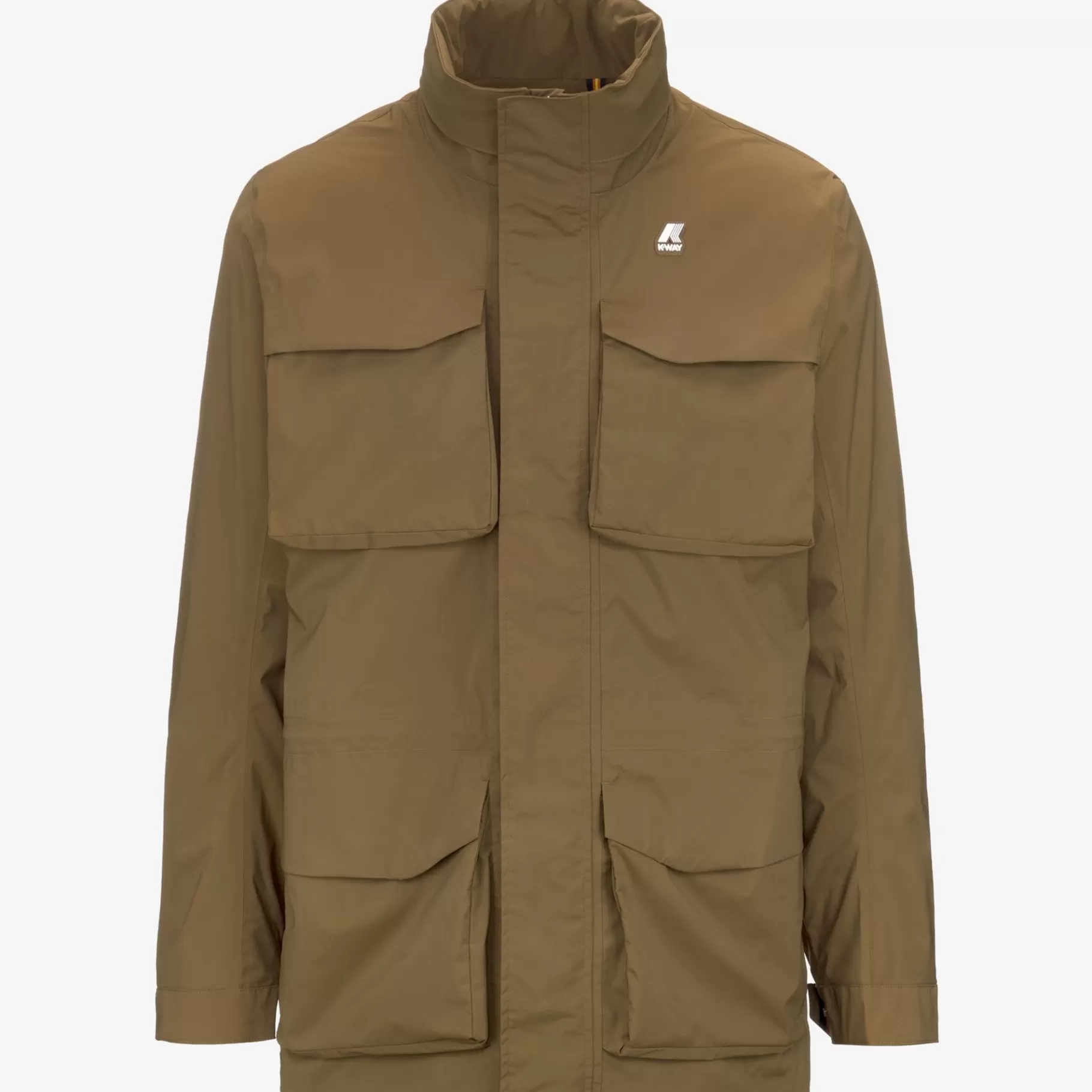 Short Jackets*K-WAY Manphy Stretch Nylon Jersey - Jackets - Short - Man - Brown Corda