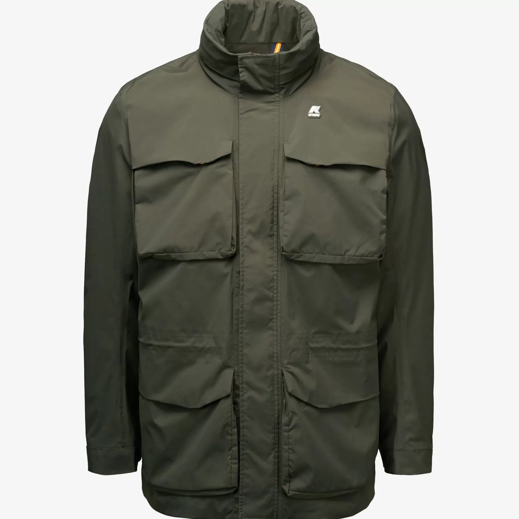Short Jackets*K-WAY Manphy Stretch Nylon Jersey - Jackets - Short - Man - Green Blackish