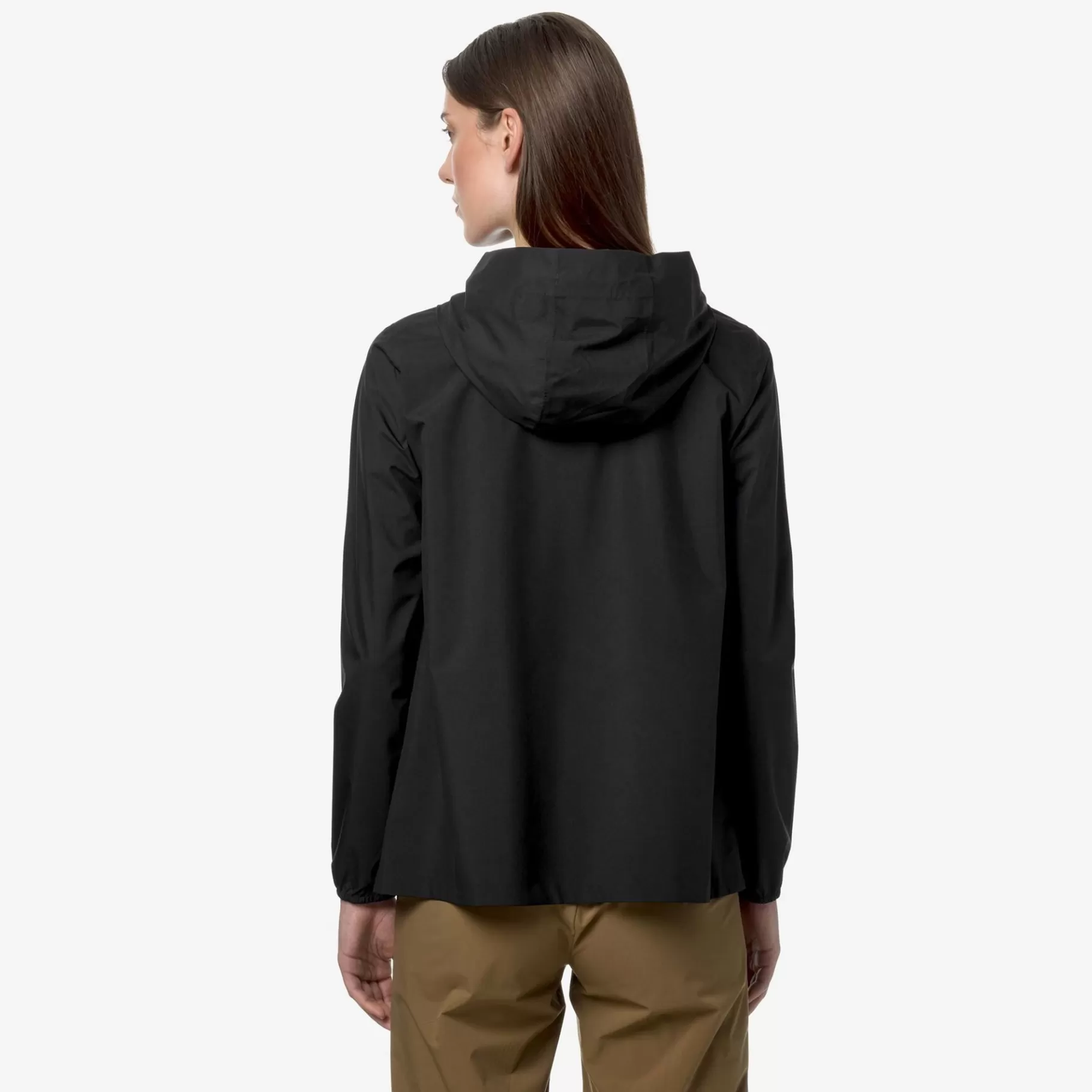 Coats And Long Jackets*K-WAY Marguerite Stretch Dot - Jackets - Mid - Woman - Black Pure