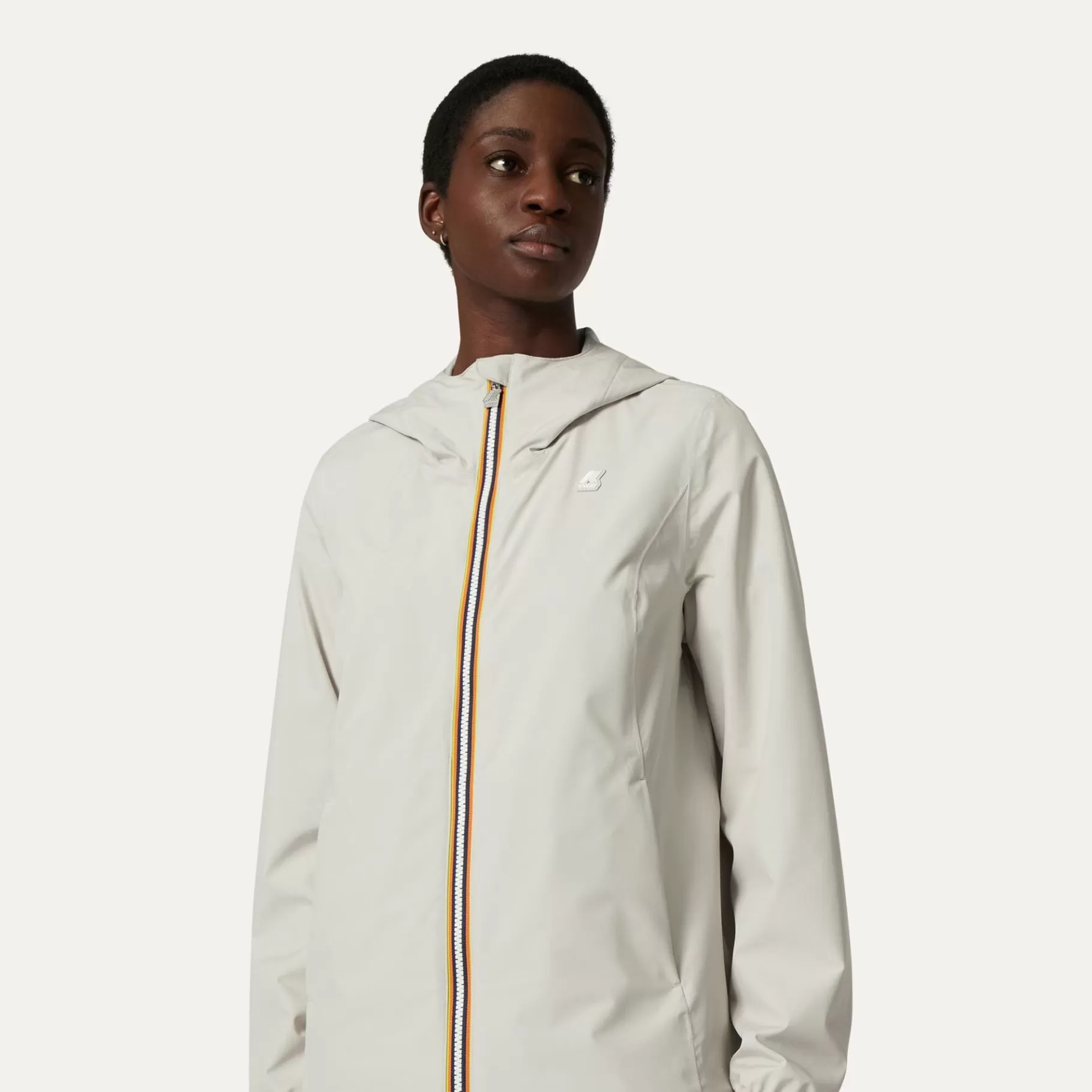 Coats And Long Jackets*K-WAY Marguerite Stretch Poly Jersey - Jackets - Mid - Woman - Beige Lt