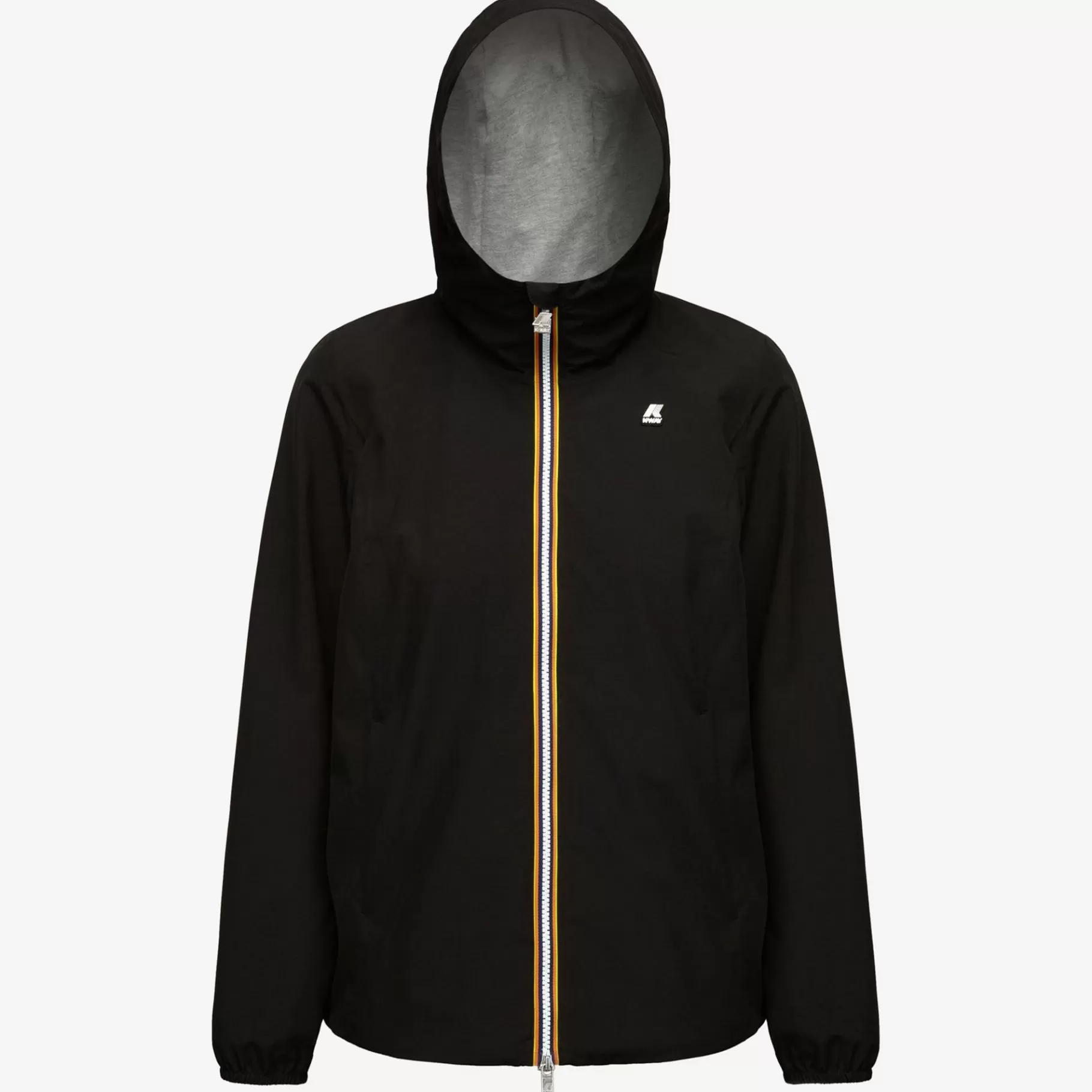 Coats And Long Jackets*K-WAY Marguerite Stretch Poly Jersey - Jackets - Mid - Woman - Black Pure