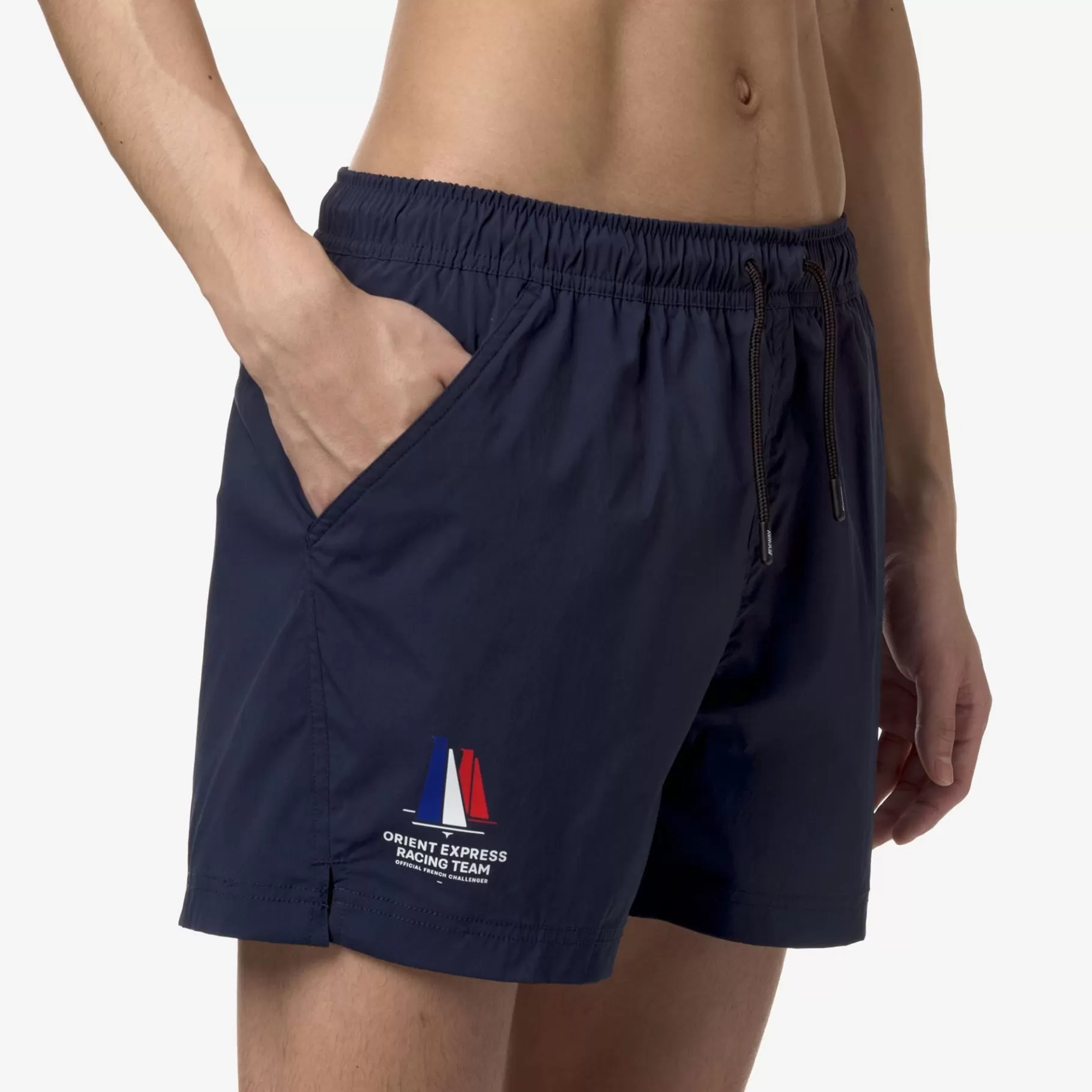 Swimwear*K-WAY Mehdy Orient Express Ac - Bathing Suits - Swimming Trunk - Man - Blue Dress
