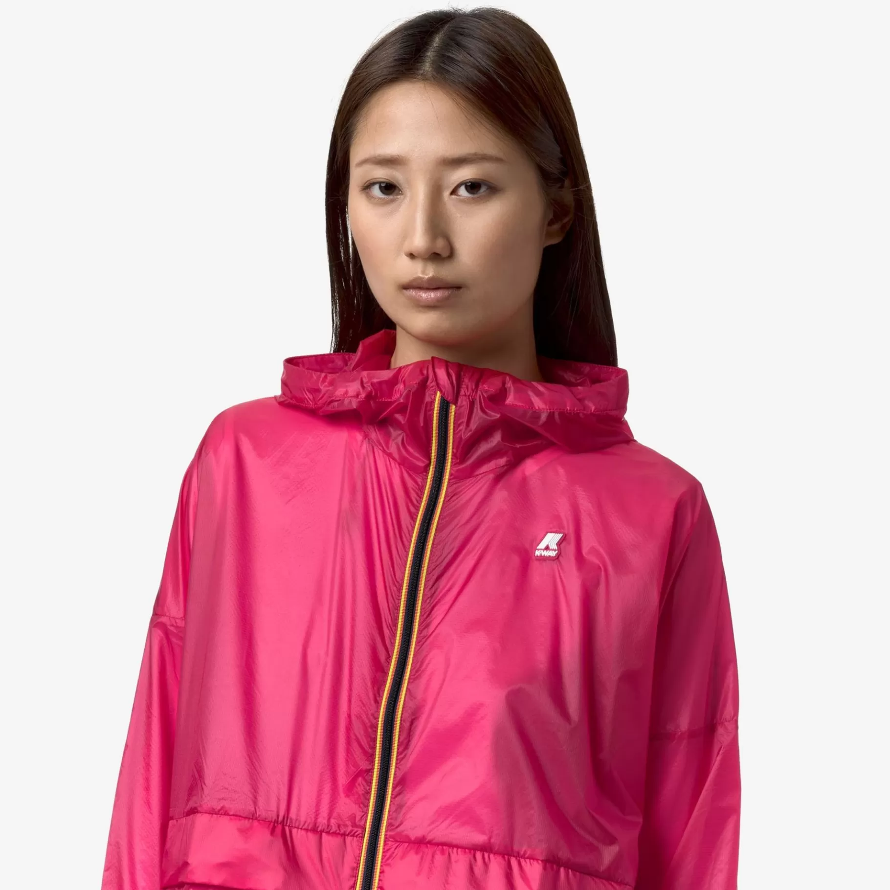 Short Jackets*K-WAY Ophel Light Micro Ripstop - Jackets - Short - Woman - Red Berry
