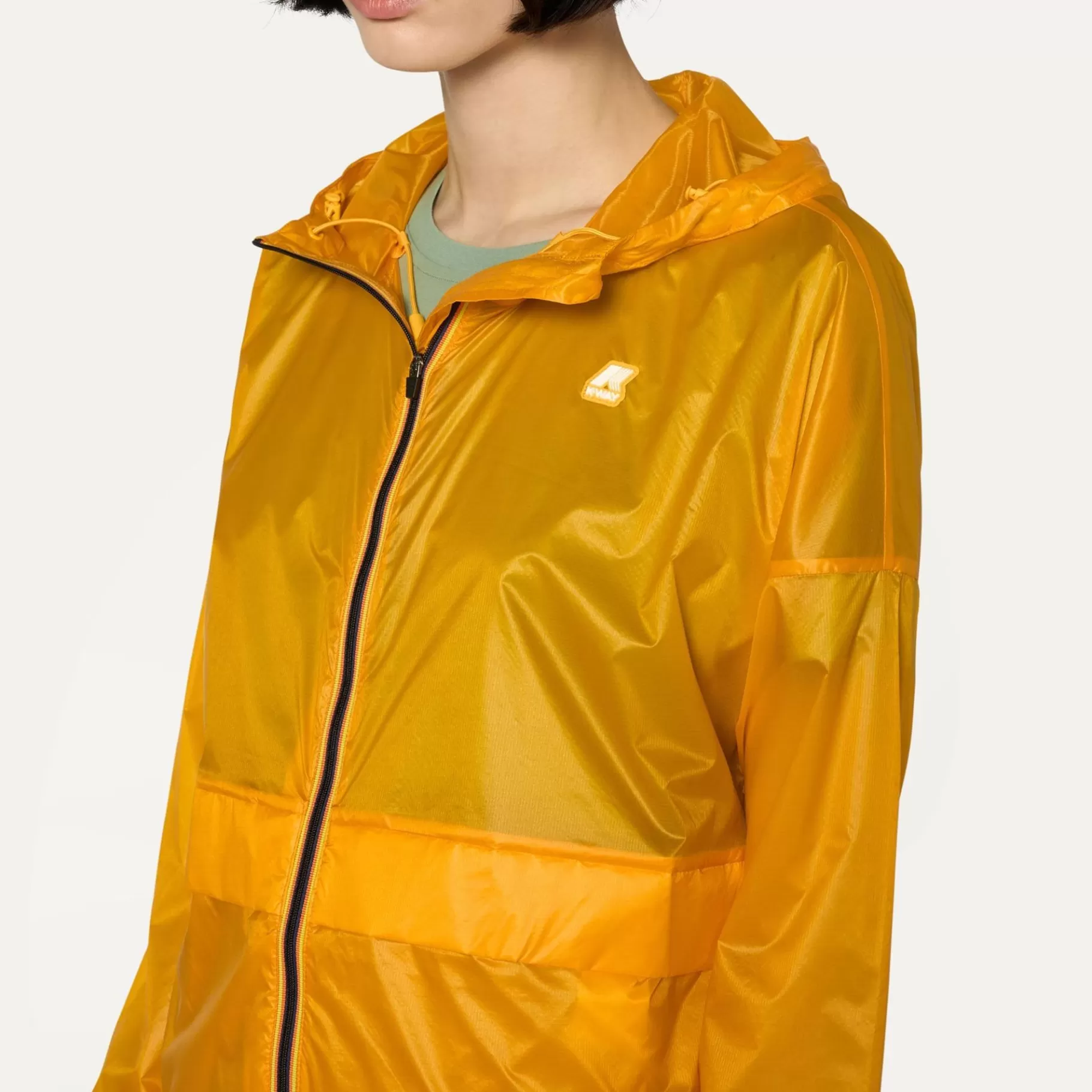 Short Jackets*K-WAY Ophel Light Micro Ripstop - Jackets - Short - Woman - Yellow Sunstruck