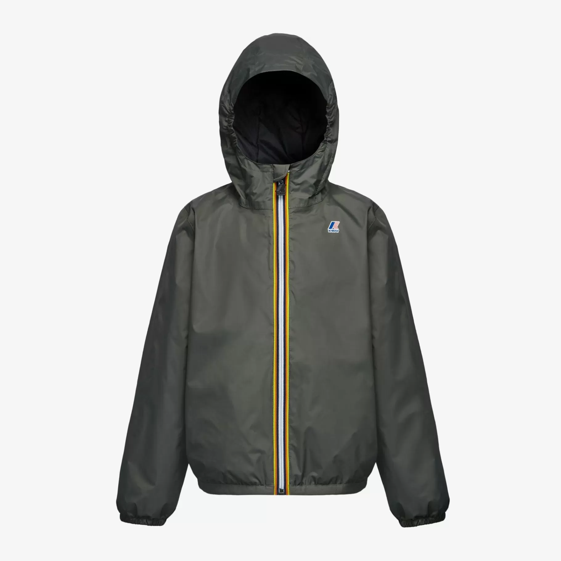 Coats And Long Jackets*K-WAY P. Le Vrai 3.0 Claude Warm - Jackets - Mid - Kid Unisex - Green Blackish