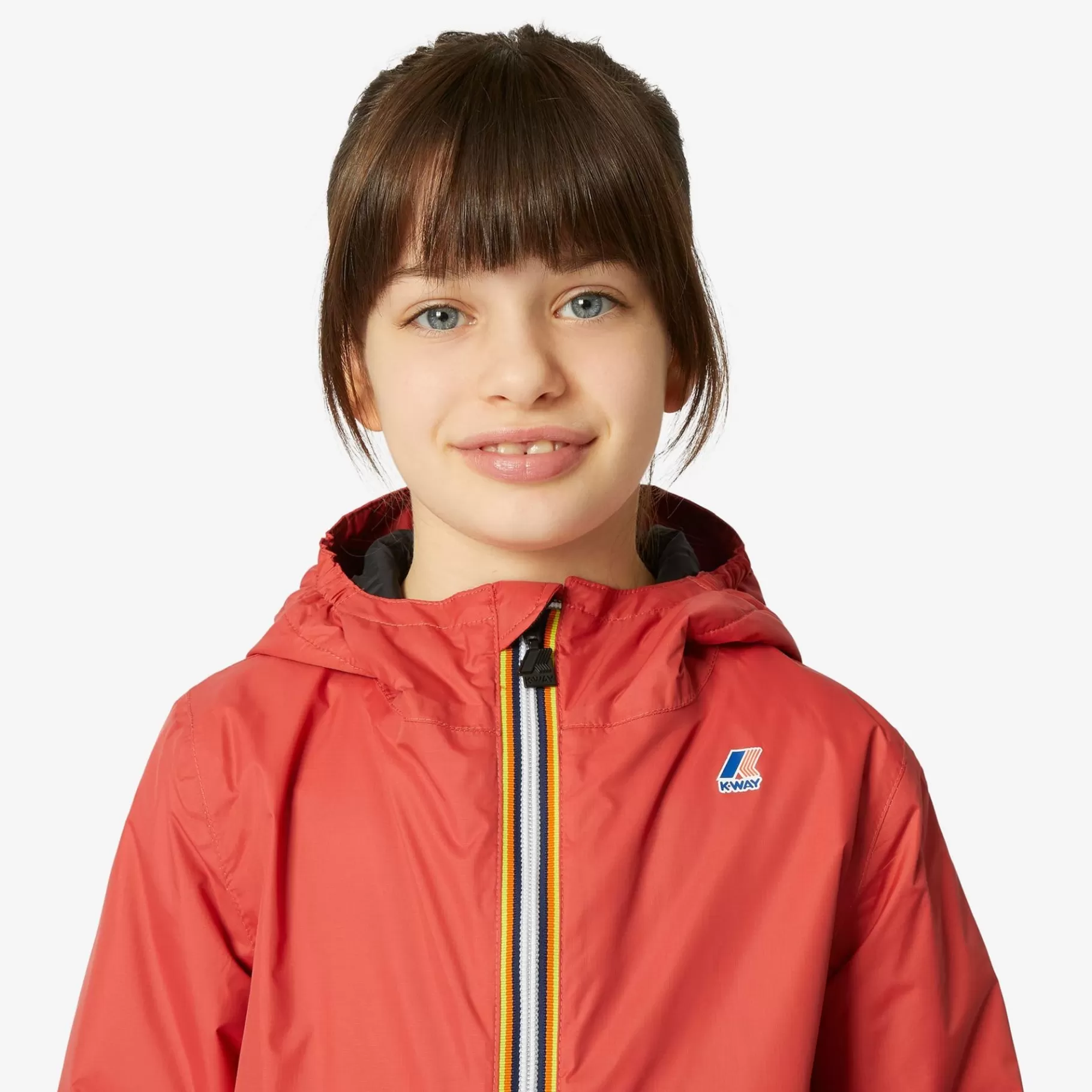 Coats And Long Jackets*K-WAY P. Le Vrai 3.0 Claude Warm - Jackets - Mid - Kid Unisex - Red Jasper