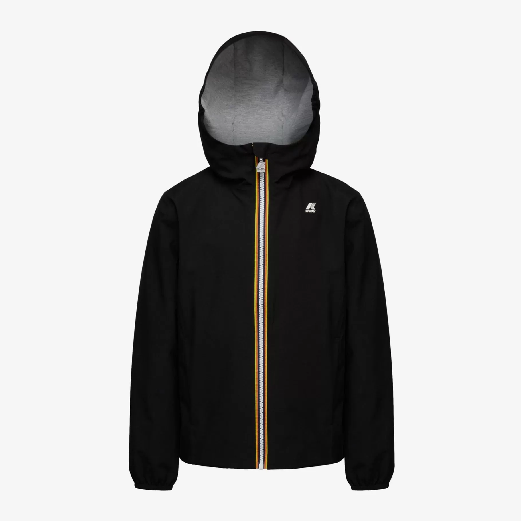 Coats And Long Jackets*K-WAY P. Marguerite Stretch Poly Jersey - Jackets - Mid - Girl - Black Pure