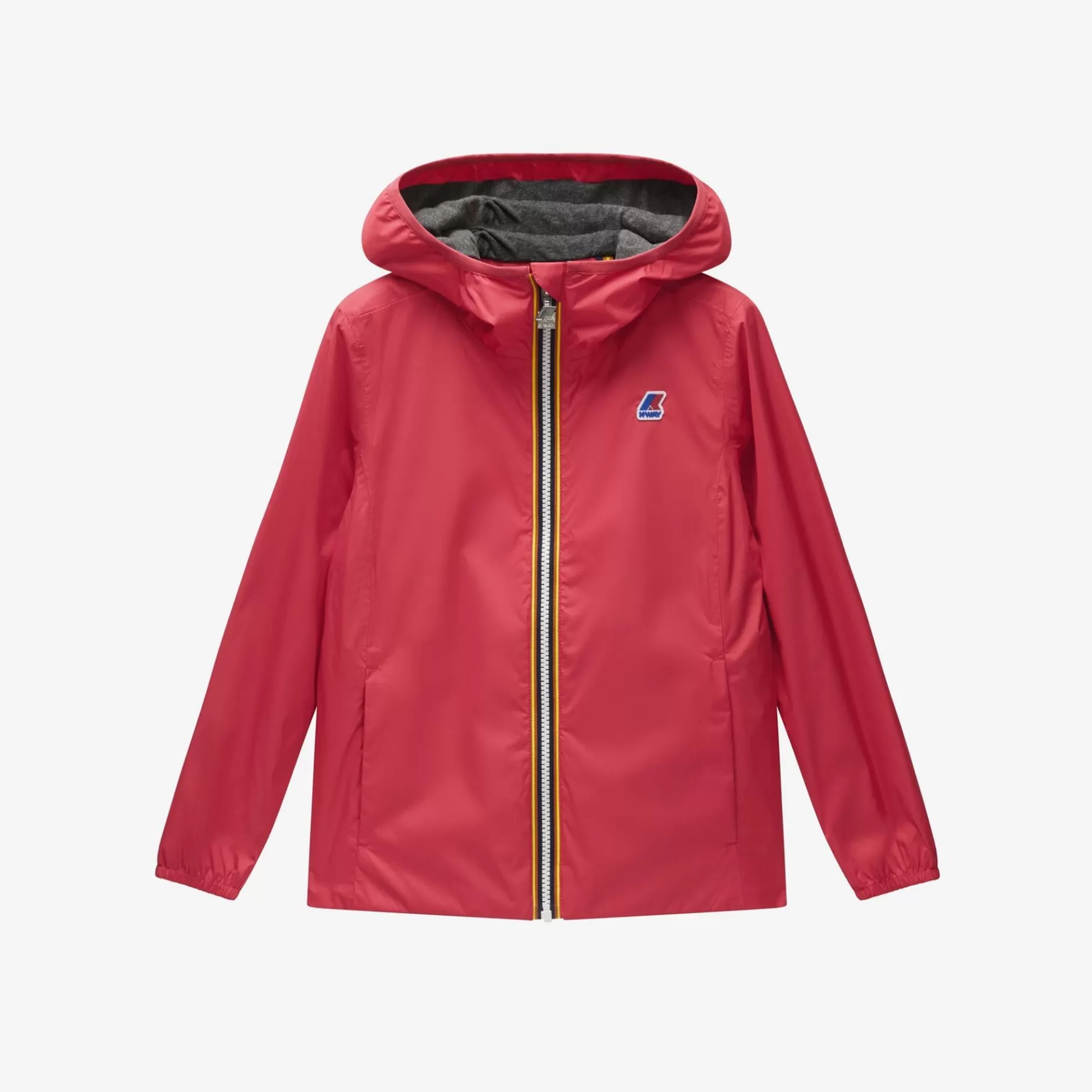 Coats And Long Jackets*K-WAY P. Marguerite Stretch Poly Jersey - Jackets - Mid - Girl - Red Berry