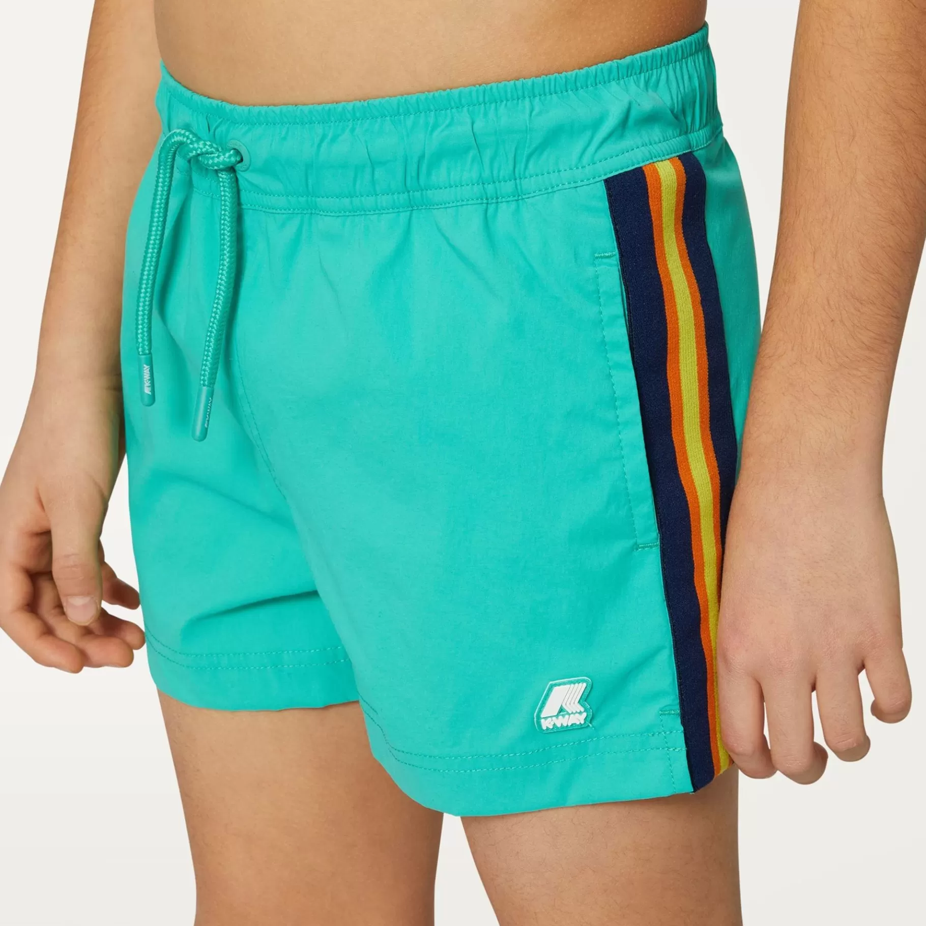 Swimwear*K-WAY P. Salt - Bathing Suits - Swimming Trunk - Boy - Green Marine