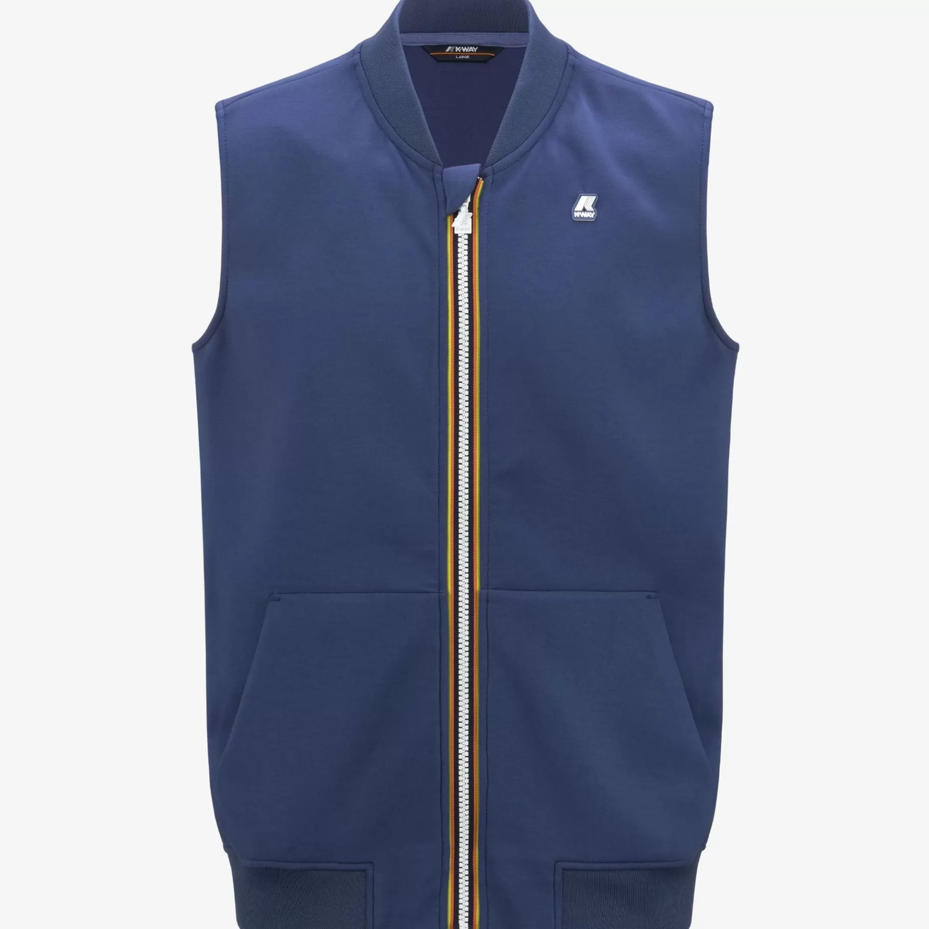 Hoodies And Sweaters*K-WAY Sandor Light Spacer - Fleece - Vest - Man - Blue Fiord