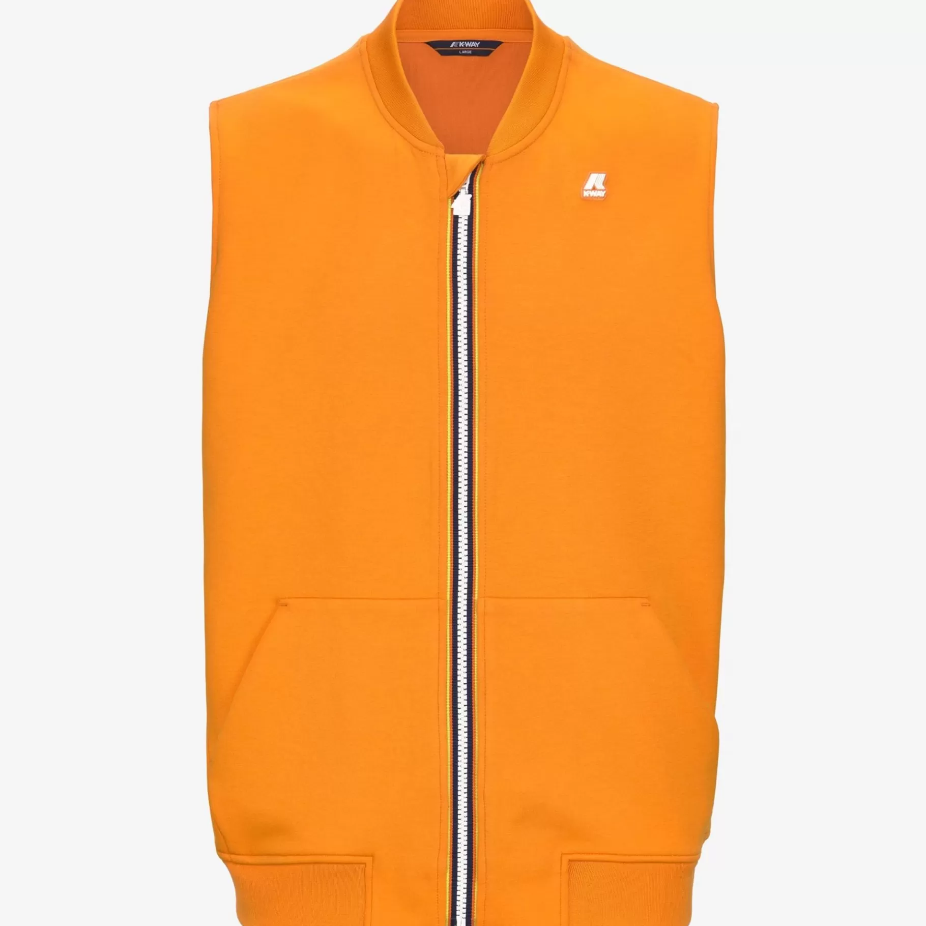 Hoodies And Sweaters*K-WAY Sandor Light Spacer - Fleece - Vest - Man - Orange Md