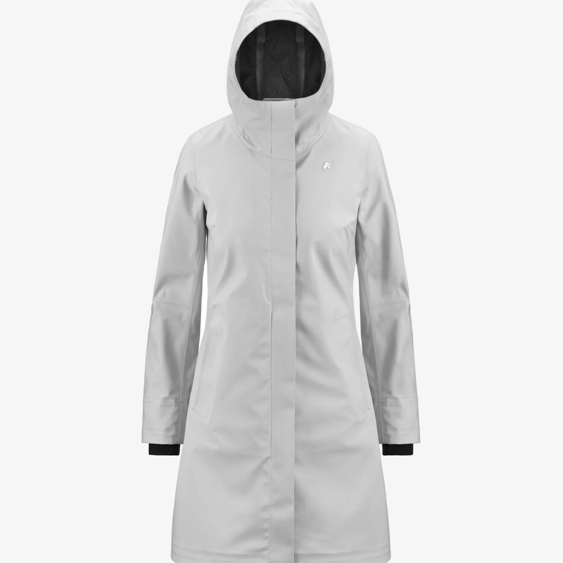 Coats And Long Jackets*K-WAY Stephy Bonded Jersey - Jackets - 3/4 Length - Woman - White