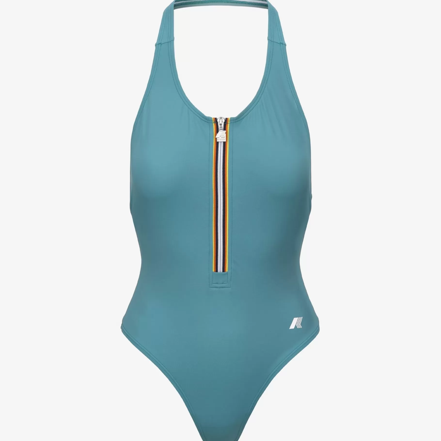 Swimwear*K-WAY Sylvie Beach - Bathing Suits - Swimsuit - Woman - Blue Greenish
