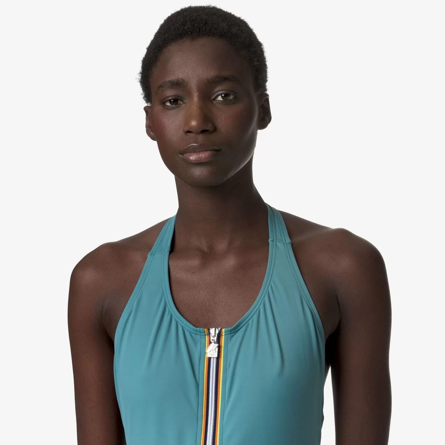 Swimwear*K-WAY Sylvie Beach - Bathing Suits - Swimsuit - Woman - Blue Greenish