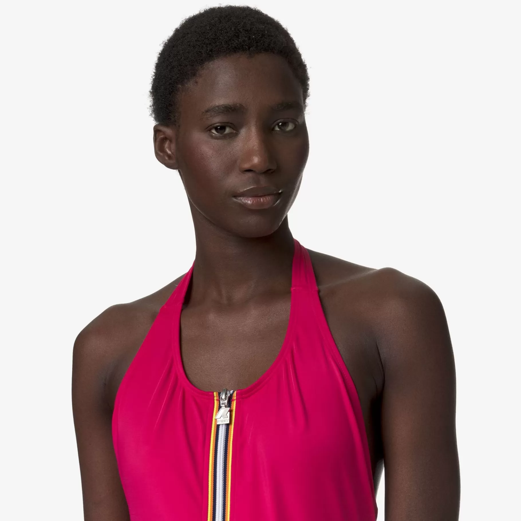Swimwear*K-WAY Sylvie Beach - Bathing Suits - Swimsuit - Woman - Red Rubine