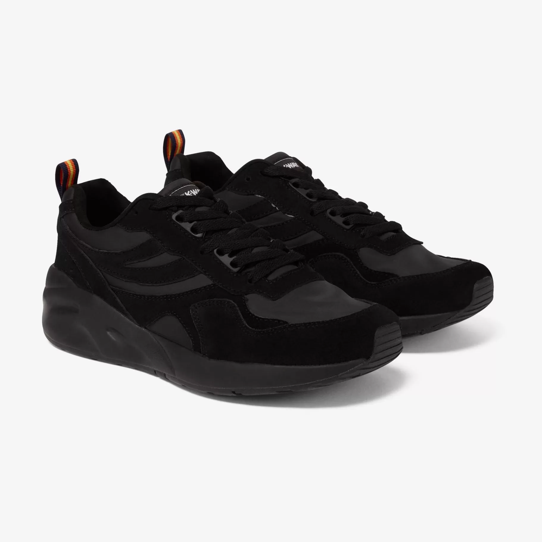Sneakers*K-WAY Training 3.0 Laces - Sport Shoes - Low Cut - Unisex - Black
