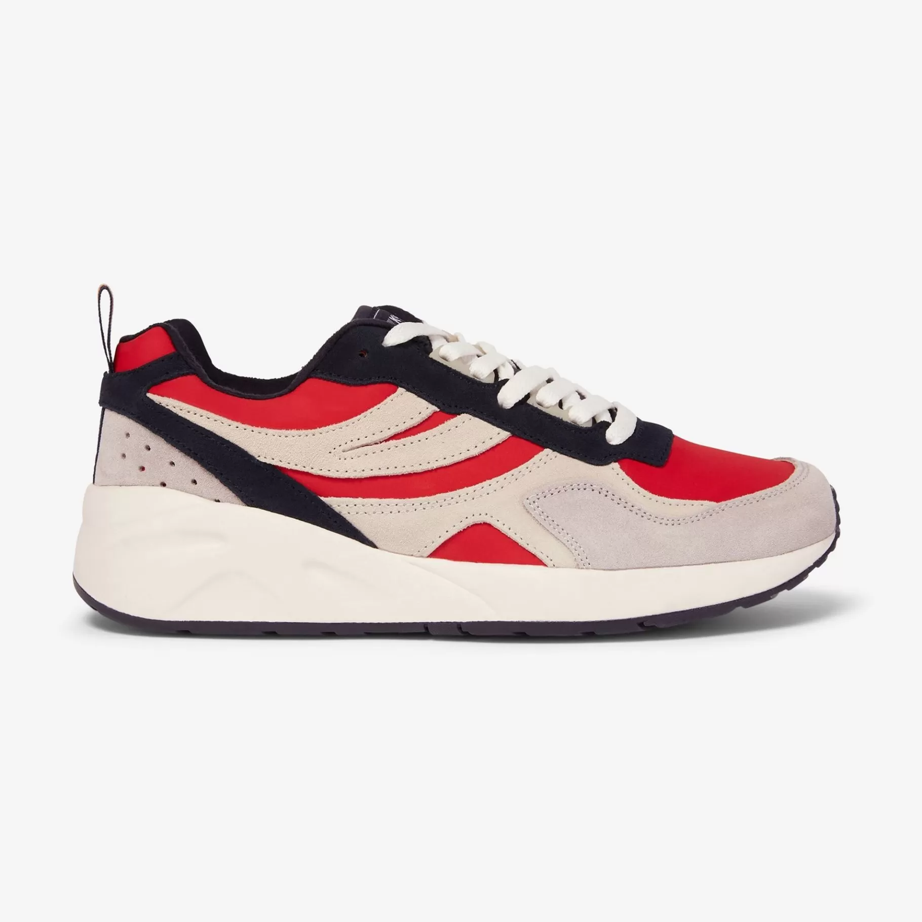 Sneakers*K-WAY Training 3.0 Laces - Sport Shoes - Low Cut - Unisex - Red-Lt Gray-White-Blu Navy