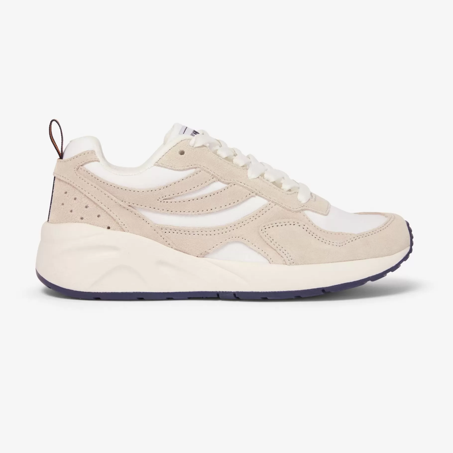 Sneakers*K-WAY Training 3.0 Laces - Sport Shoes - Low Cut - Unisex - White-Blu Navy