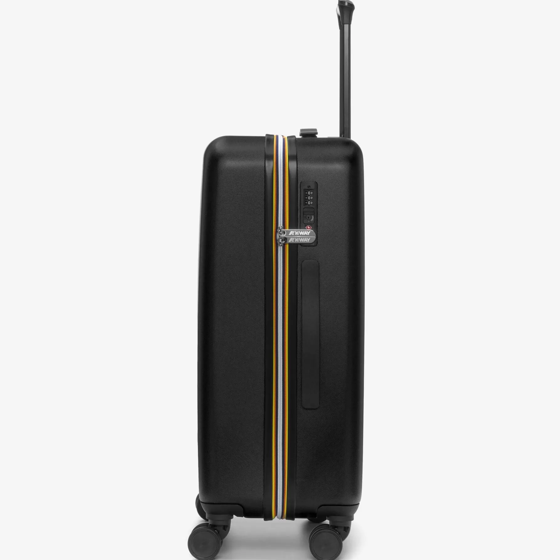 Suitcases*K-WAY Trolley Medium - Luggage Bags - Trolley - Unisex - Black Pure-Blue Md Cobalt
