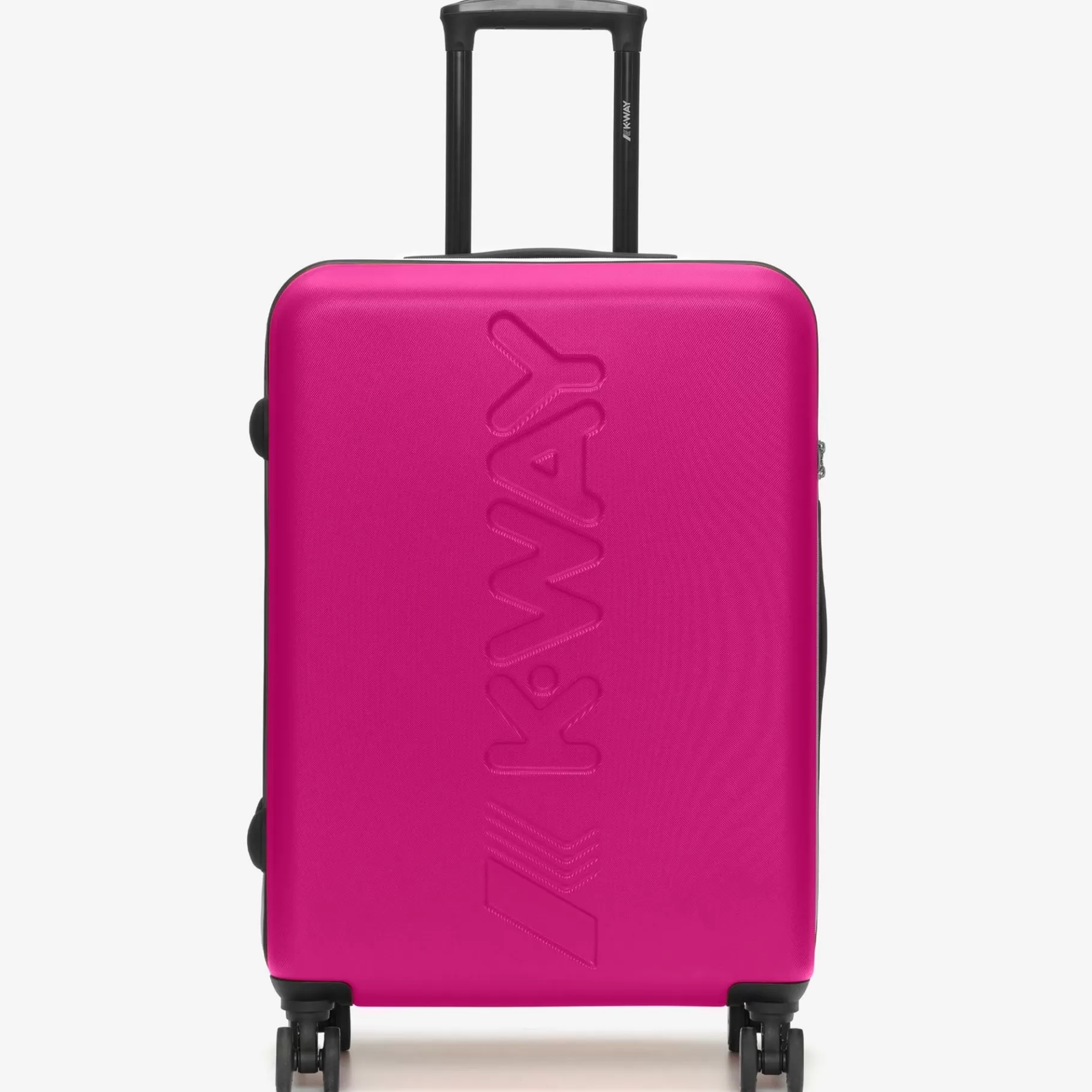 Suitcases*K-WAY Trolley Medium - Luggage Bags - Trolley - Unisex - Pink Peacock-Blue Md Cobalt