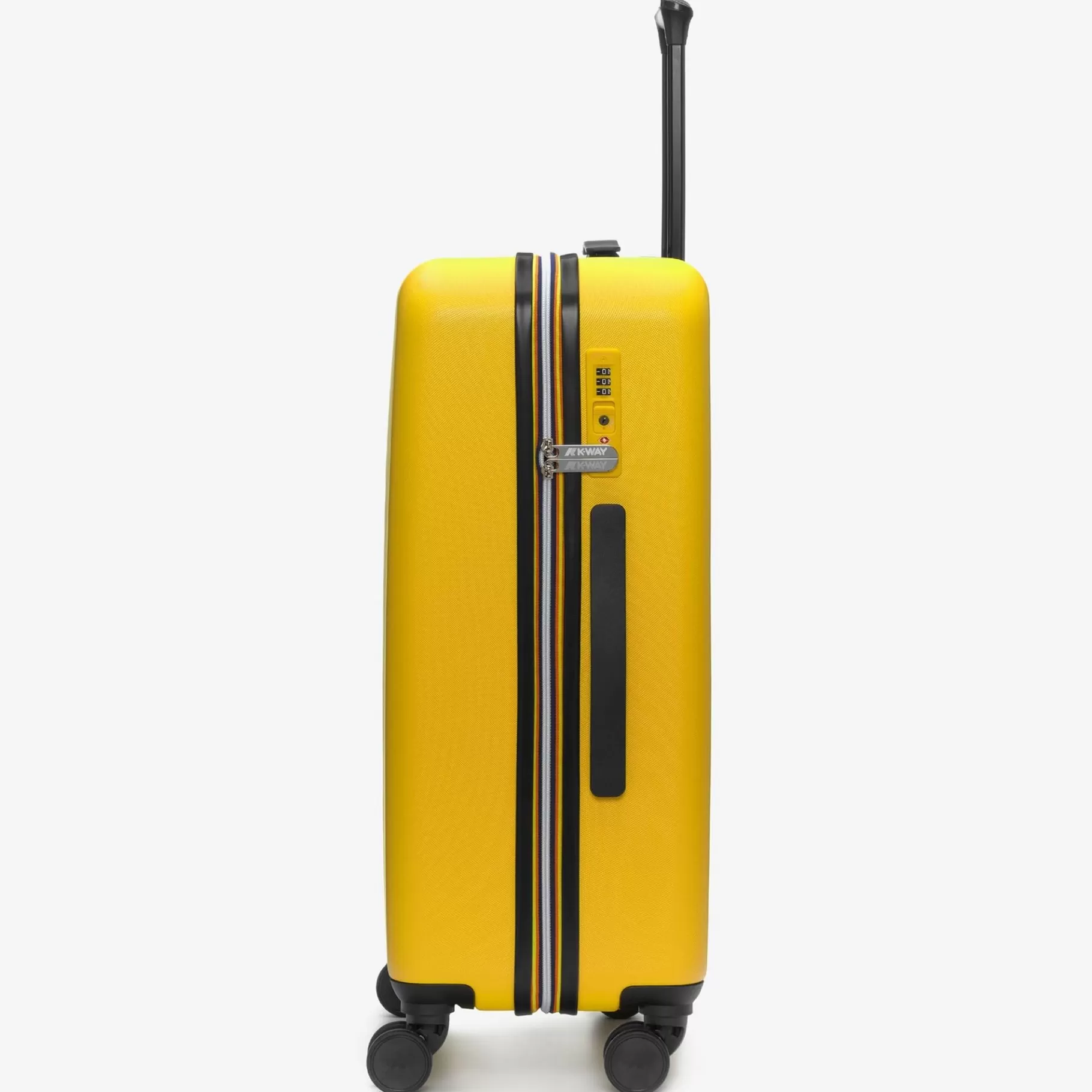 Suitcases*K-WAY Trolley Medium - Luggage Bags - Trolley - Unisex - Yellow Dk-Blue Md Cobalt