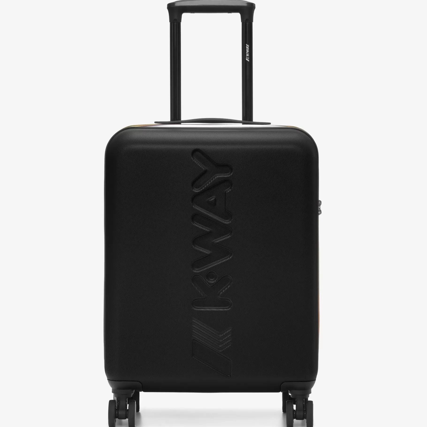 Suitcases*K-WAY Trolley Small - Luggage Bags - Trolley - Unisex - Black Pure-Blue Md Cobalt