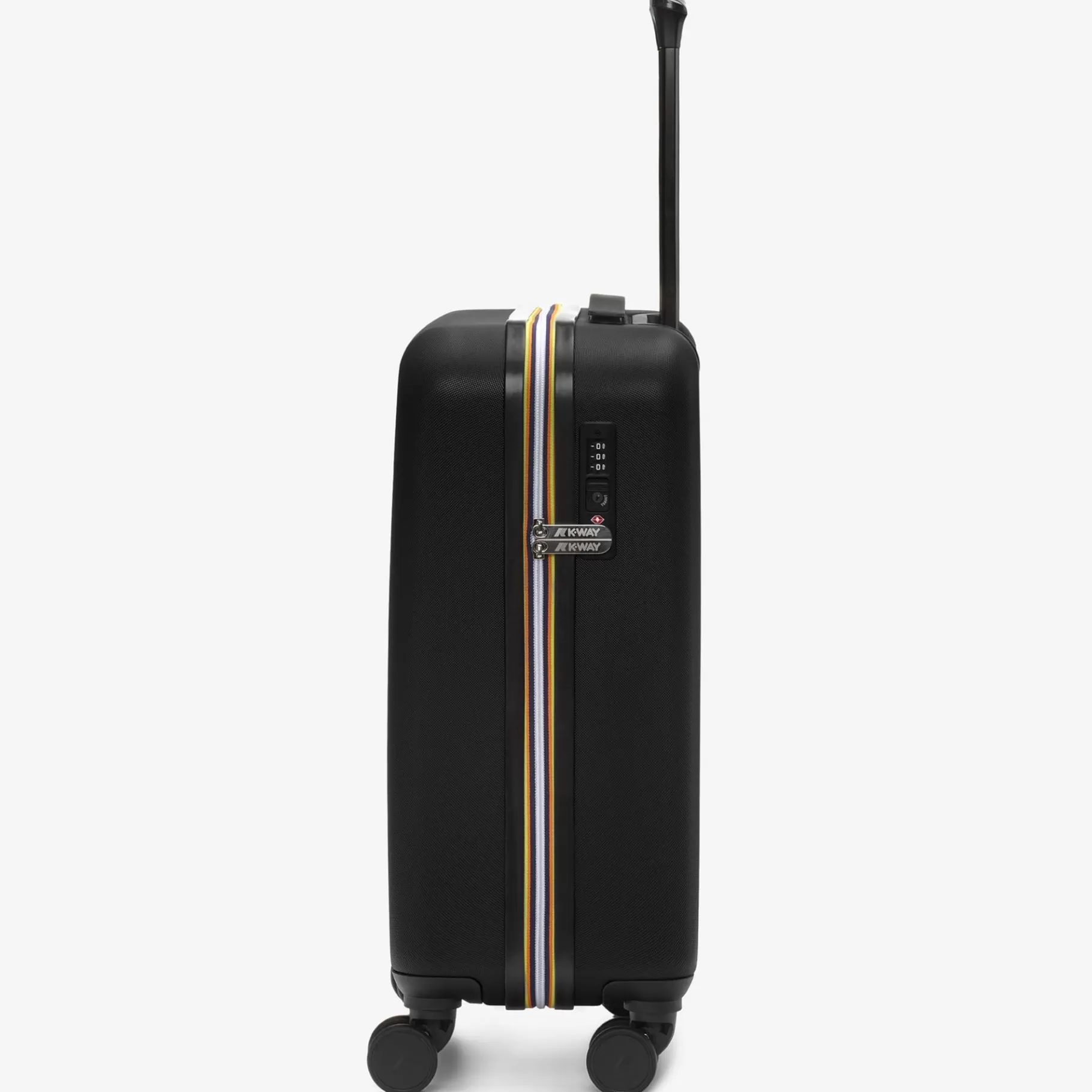 Suitcases*K-WAY Trolley Small - Luggage Bags - Trolley - Unisex - Black Pure-Blue Md Cobalt