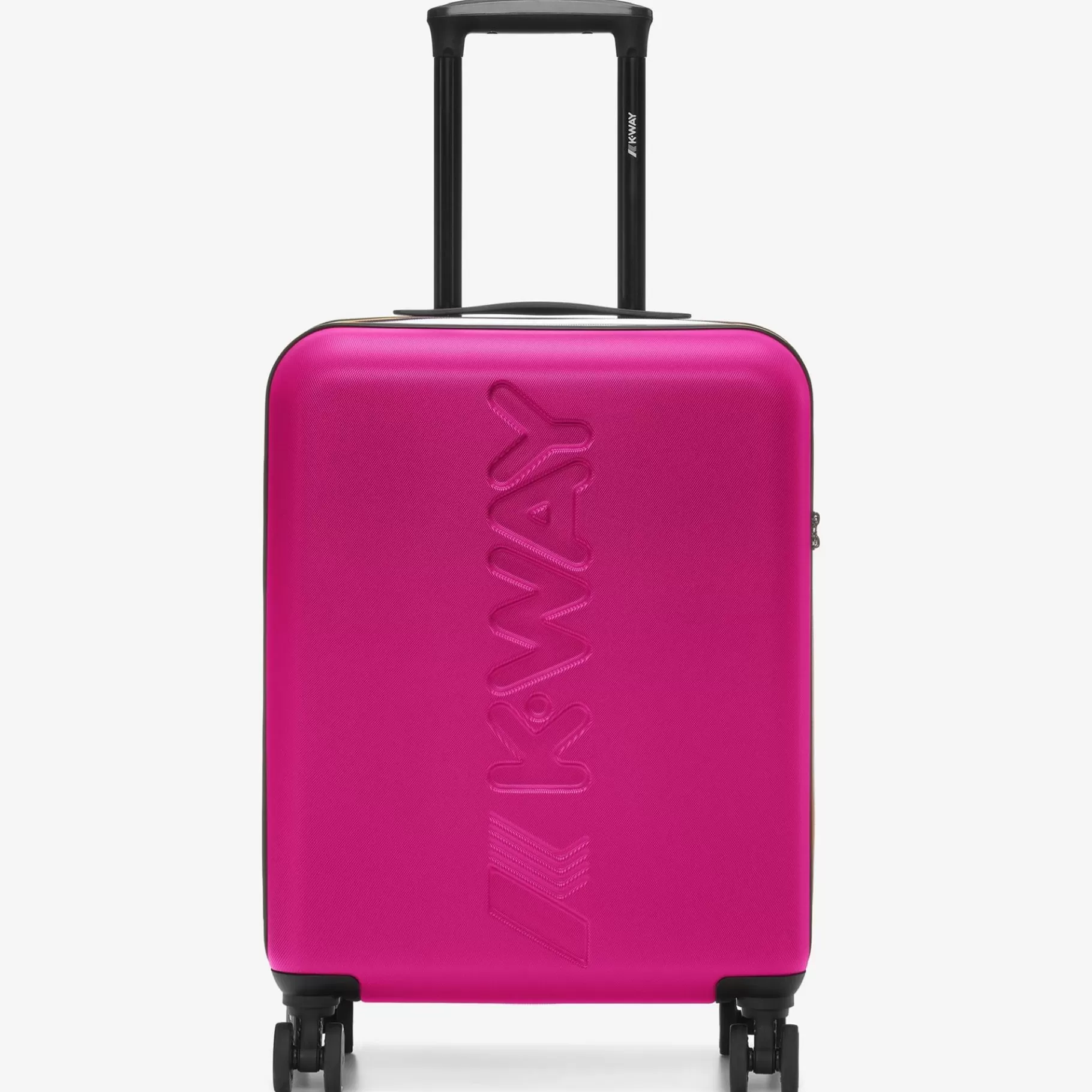Suitcases*K-WAY Trolley Small - Luggage Bags - Trolley - Unisex - Pink Peacock-Blue Md Cobalt