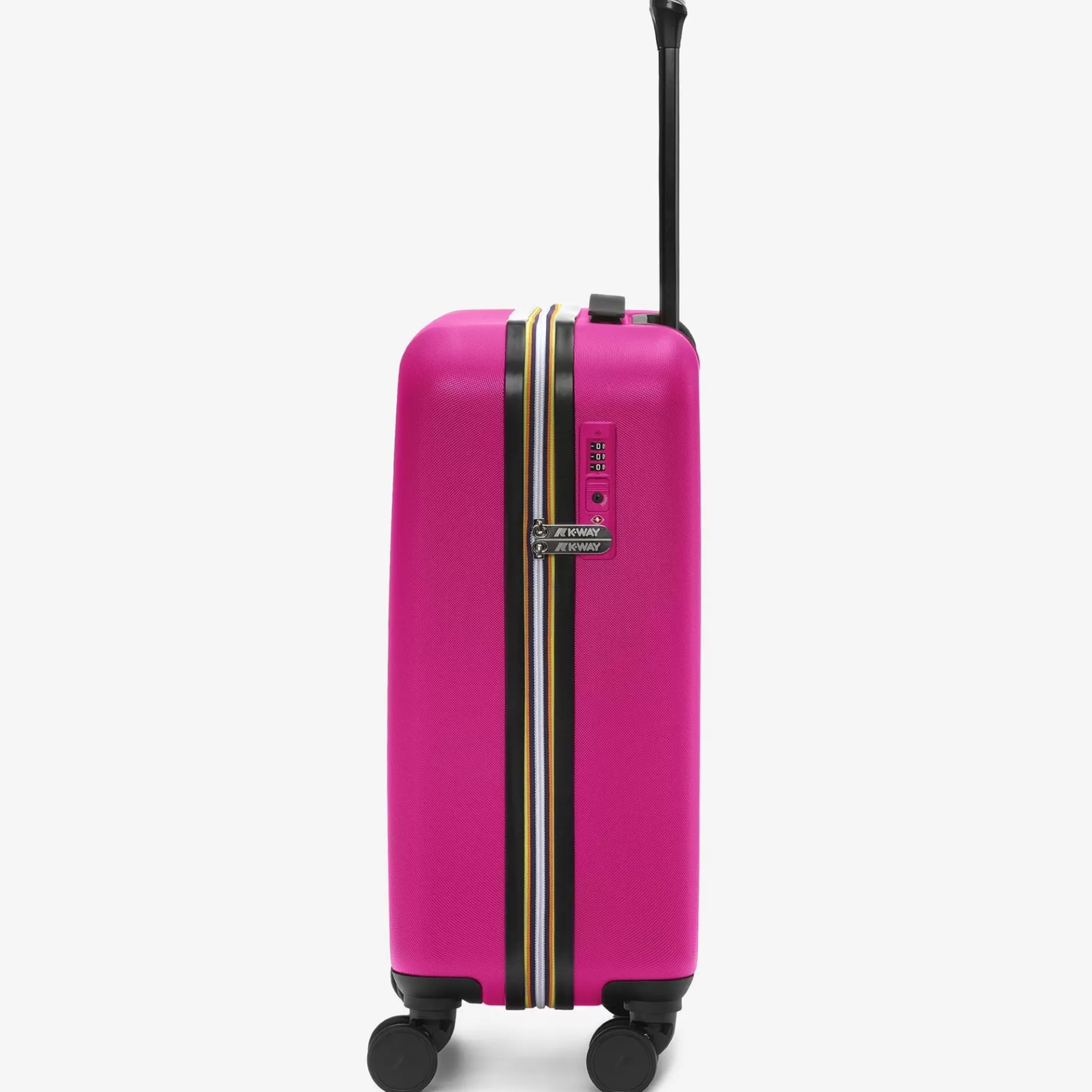 Suitcases*K-WAY Trolley Small - Luggage Bags - Trolley - Unisex - Pink Peacock-Blue Md Cobalt