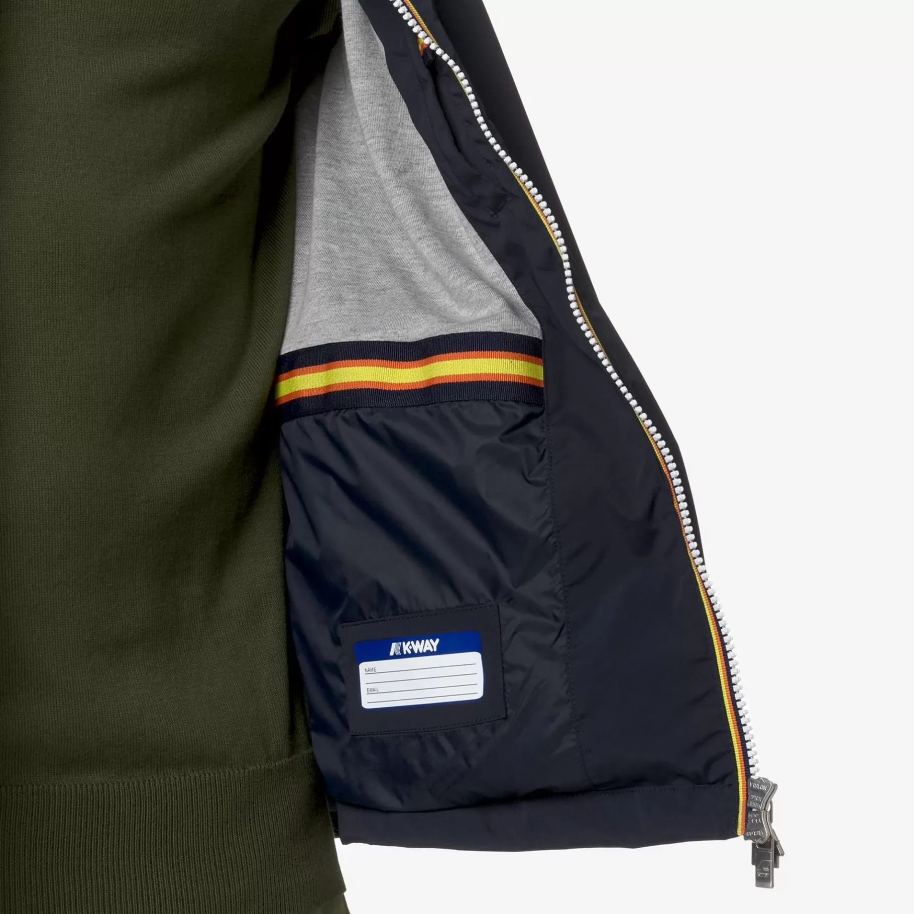 Short Jackets*K-WAY Valen Stretch Nylon Jersey - Jackets - Short - Man - Blue Depth