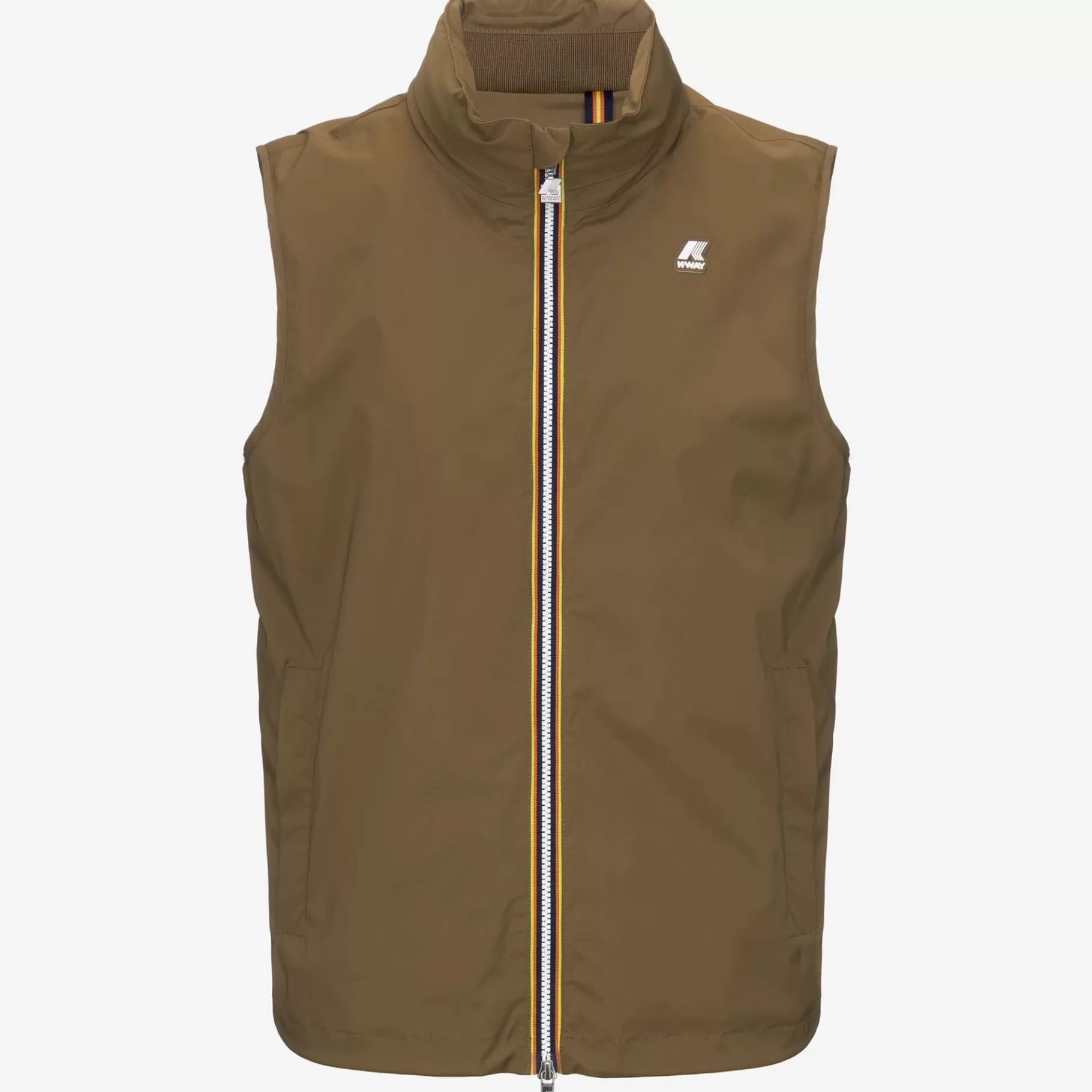 Short Jackets*K-WAY Valen Stretch Nylon Jersey - Jackets - Short - Man - Brown Corda
